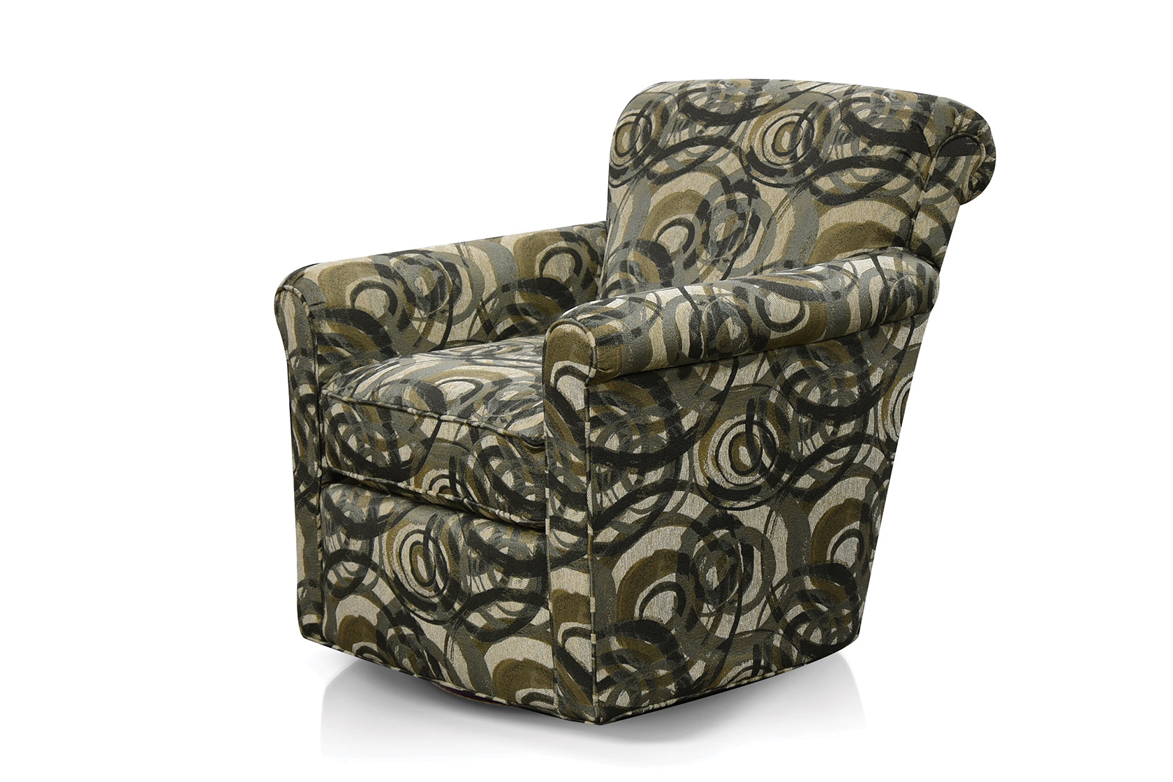 Jakson Swivel Chair with Nails