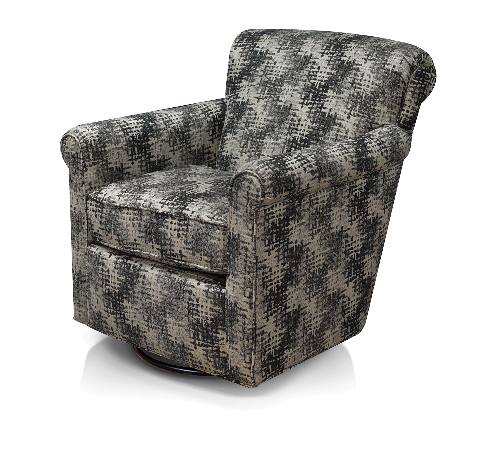 Jakson Swivel Chair with Nails