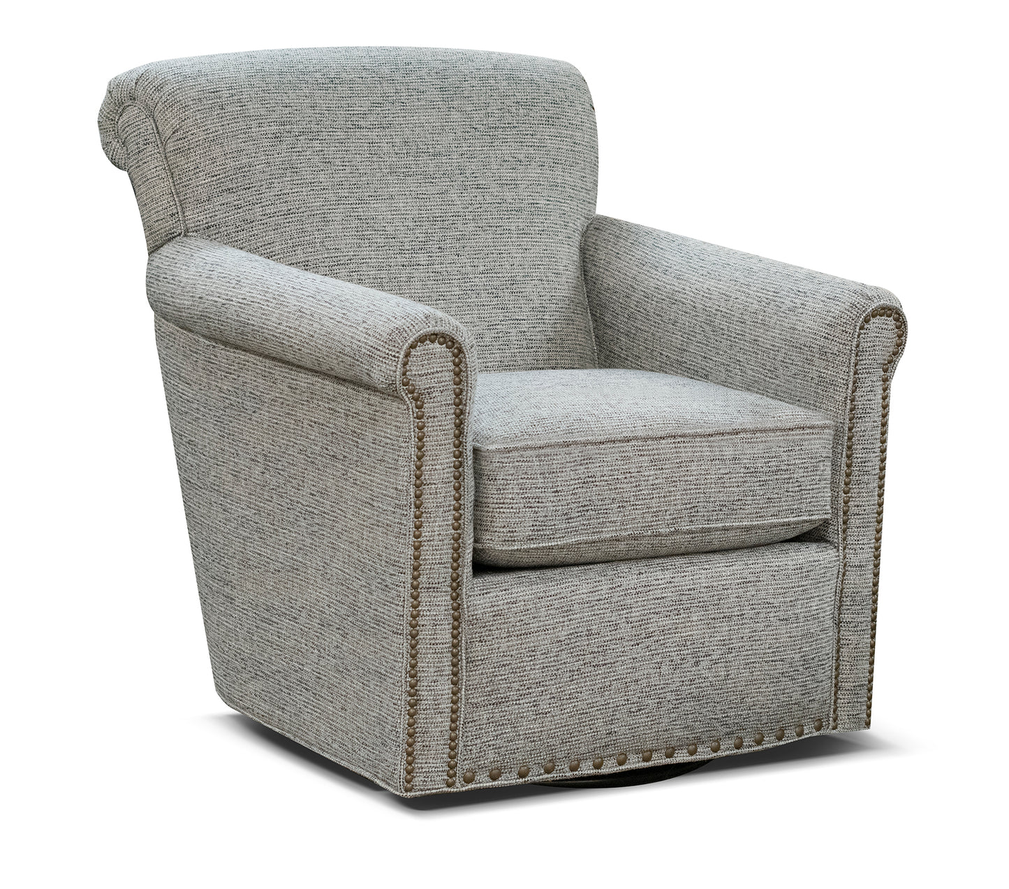 Jakson Swivel Chair with Nails
