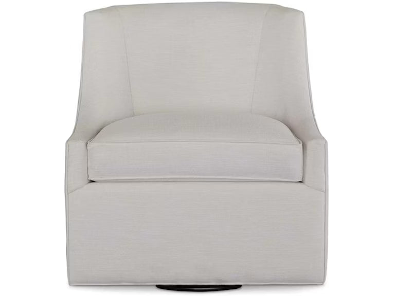 Bassett Sylva Swivel Chair — Tub Style, Your Fabric