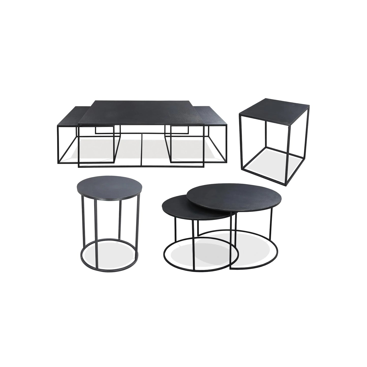 Declan Round Nesting Cocktail Riverside Furniture Tables