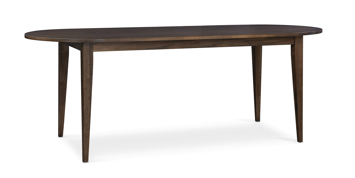 Owens Maple Oval Counter Dining Table Bassett
