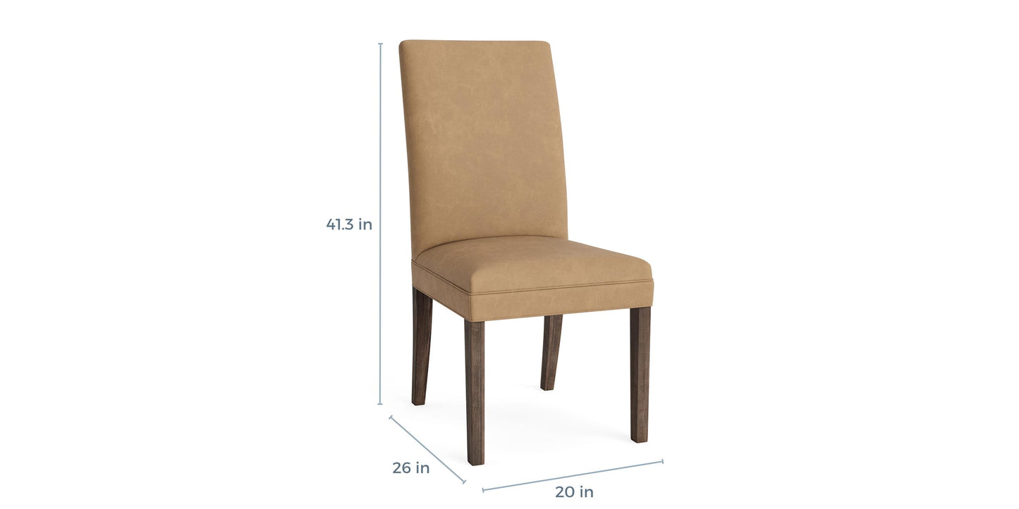 Marge Leather Upholstered Dining Chair Bassett