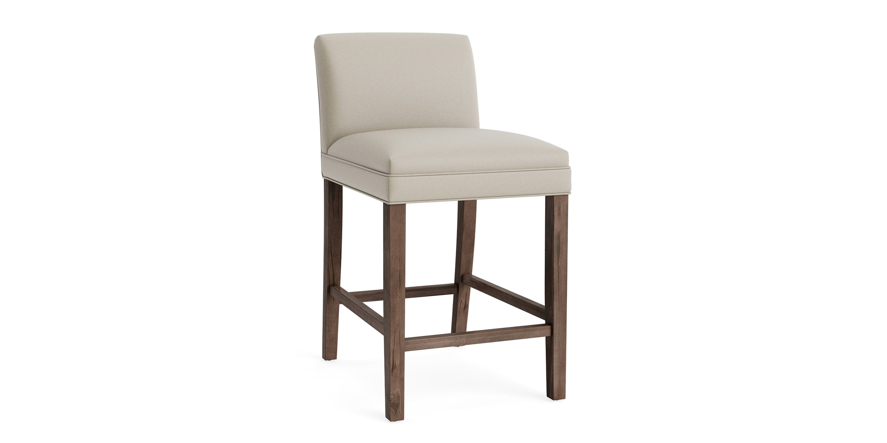 Marge Leather Counter Stool Bassett