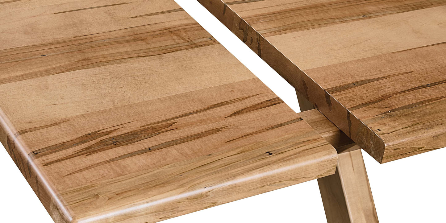Crossbuck Dining Table with Extendable Leaves Bassett