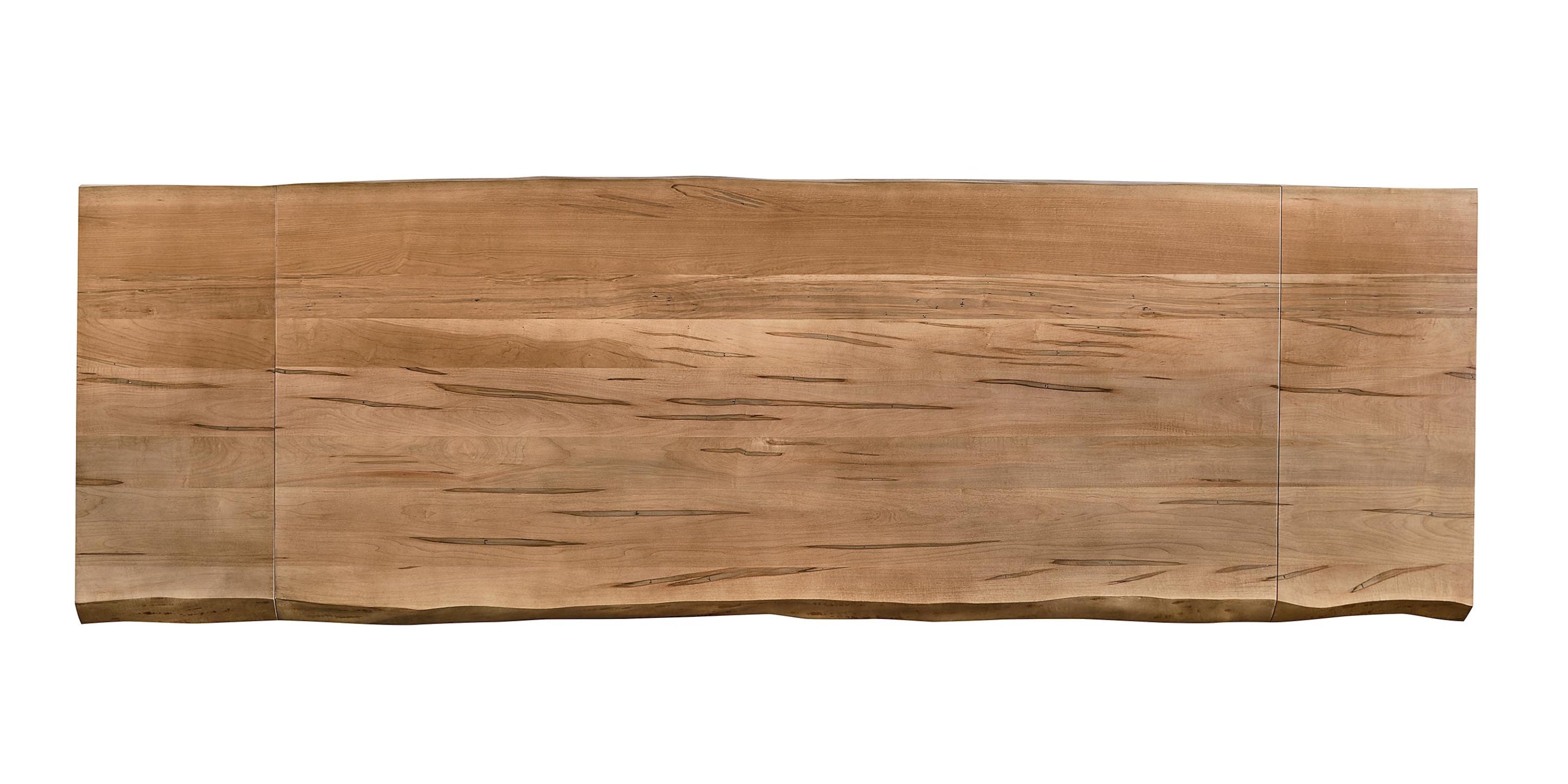 Crossbuck Live Edge Dining Table with Extendable Leaves Bassett