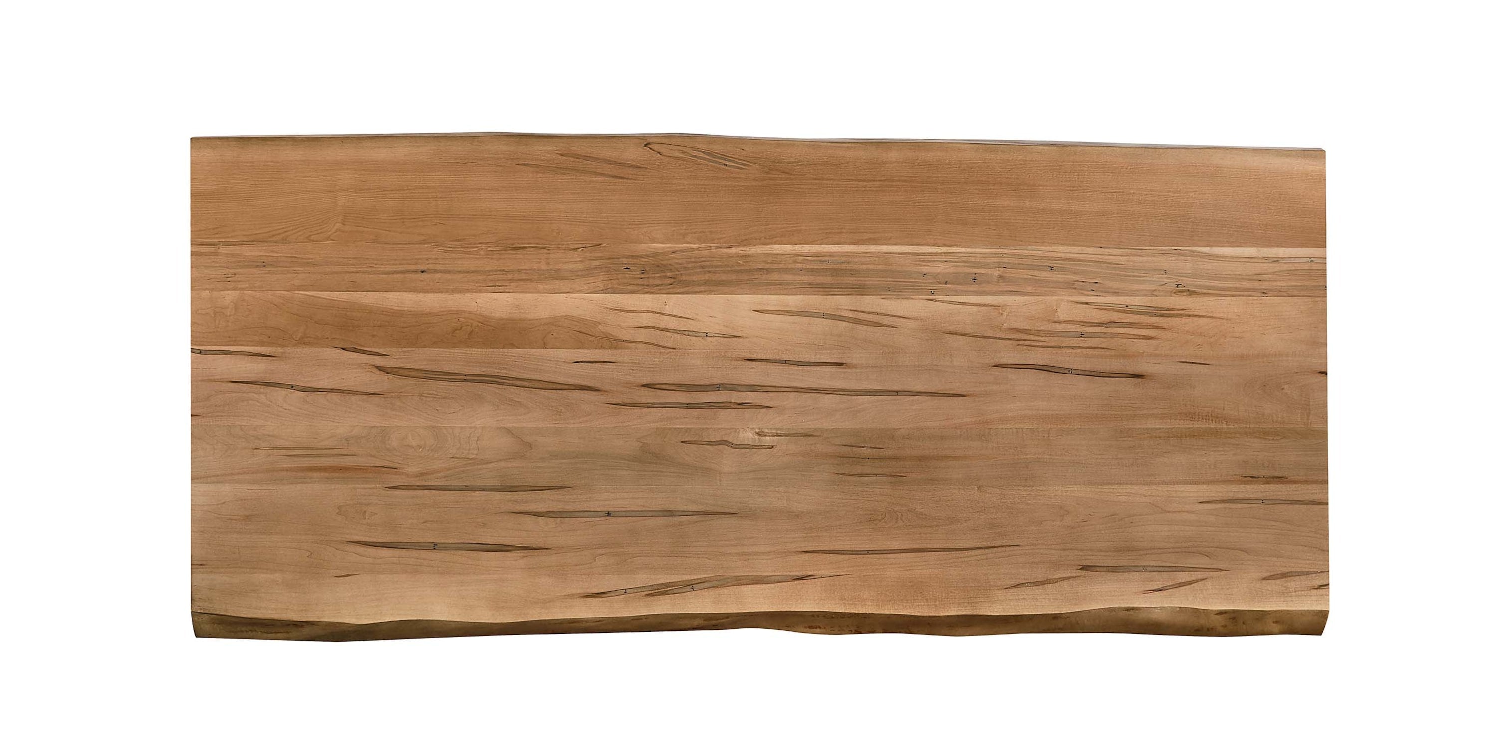 Crossbuck Live Edge Dining Table with Extendable Leaves Bassett