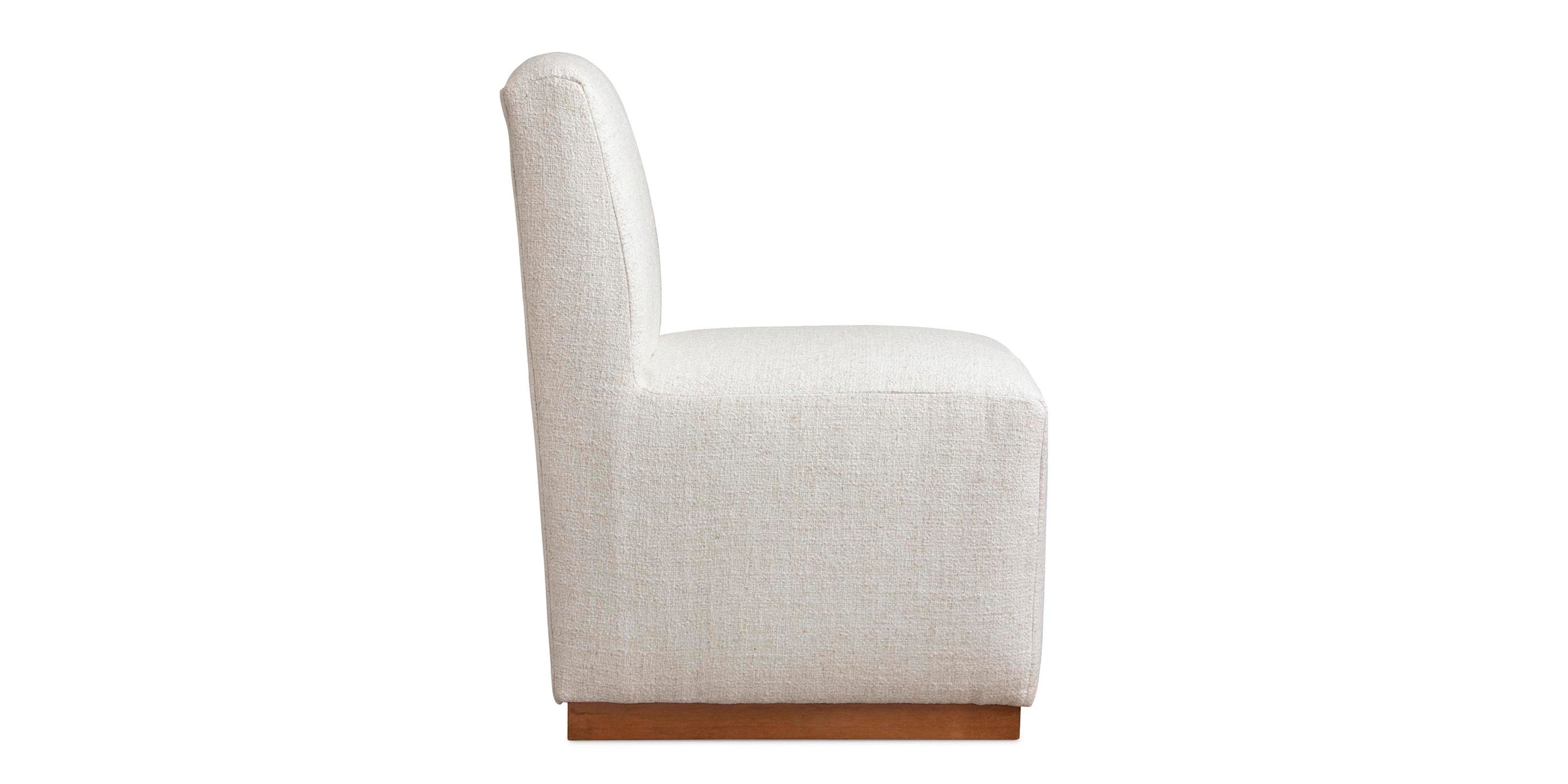 Banks Upholstered Dining Chair with Casters Bassett