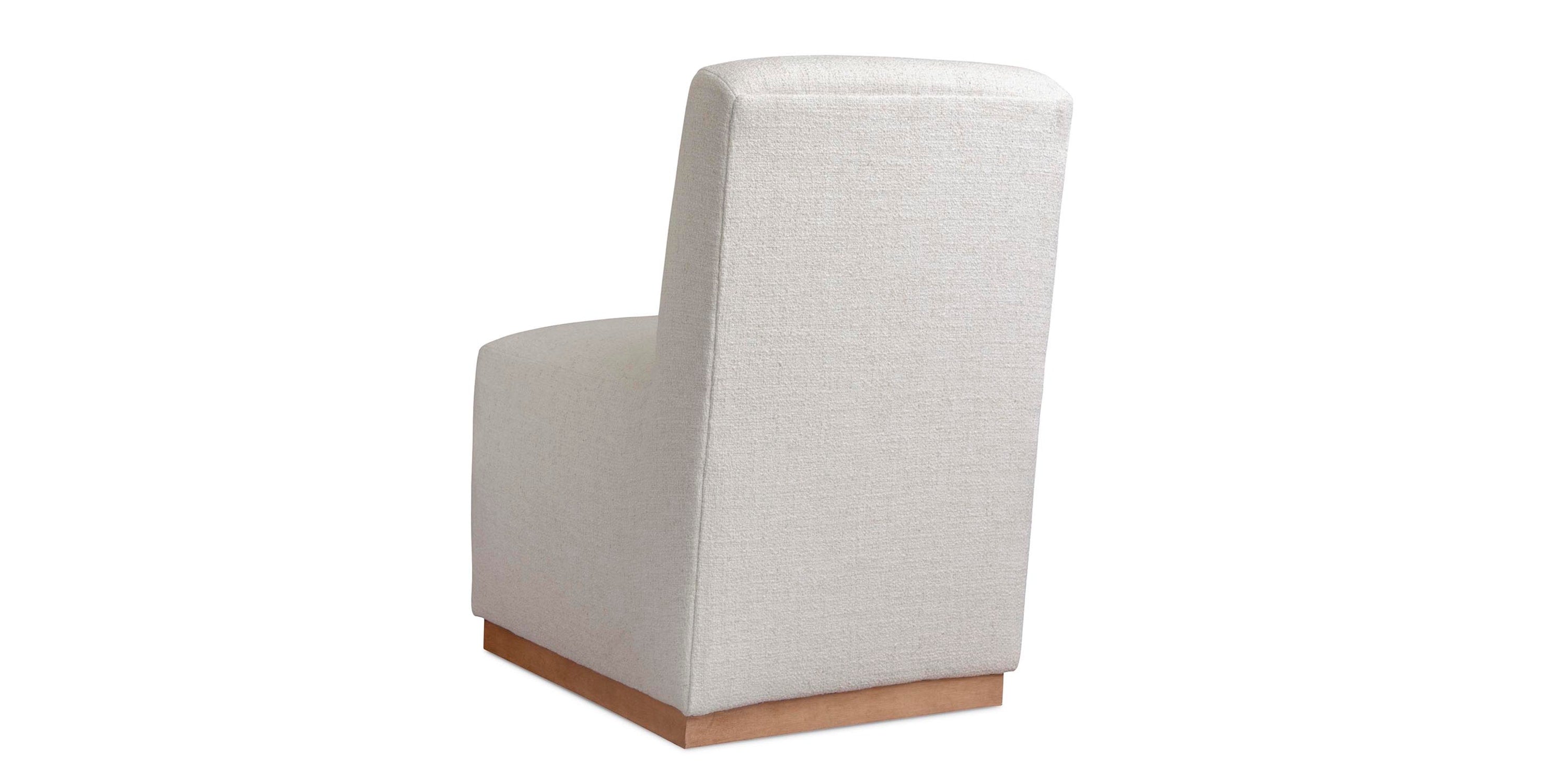 Banks Upholstered Dining Chair with Casters Bassett