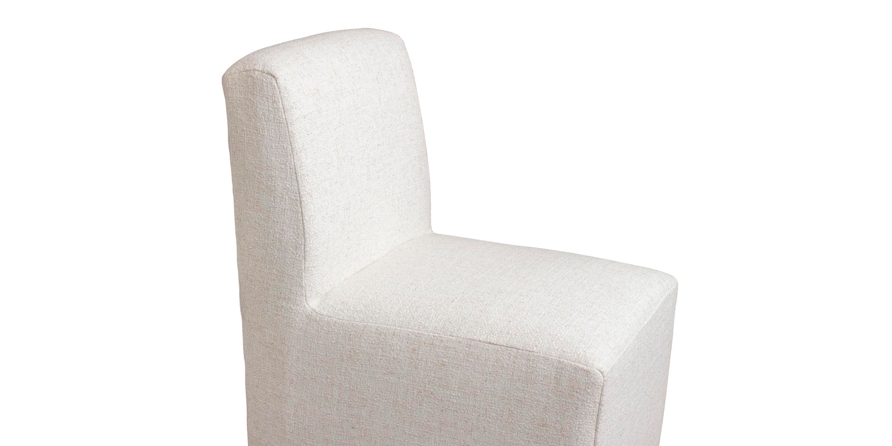Banks Upholstered Dining Chair with Casters Bassett