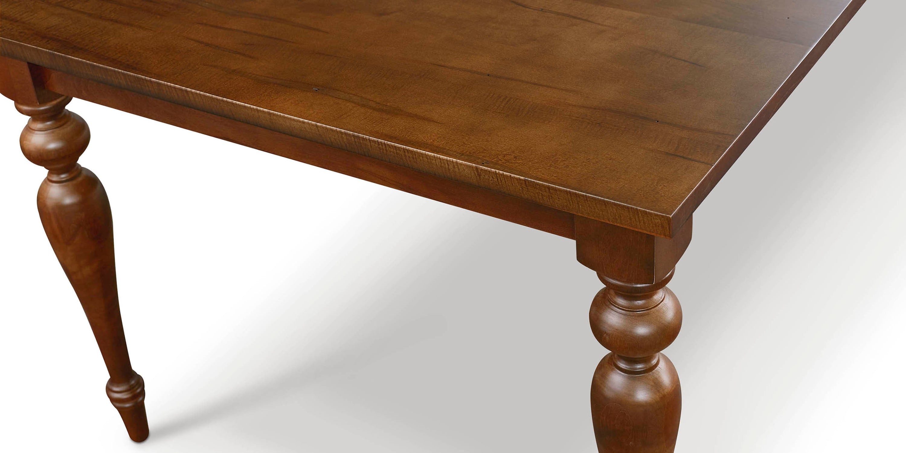Amelia Maple Rectangle Dining Table with Leaf Bassett
