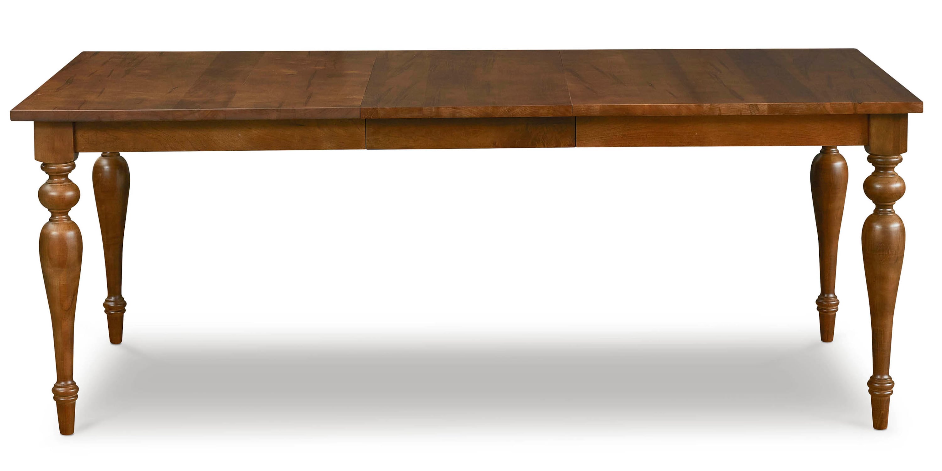 Amelia Maple Rectangle Dining Table with Leaf Bassett