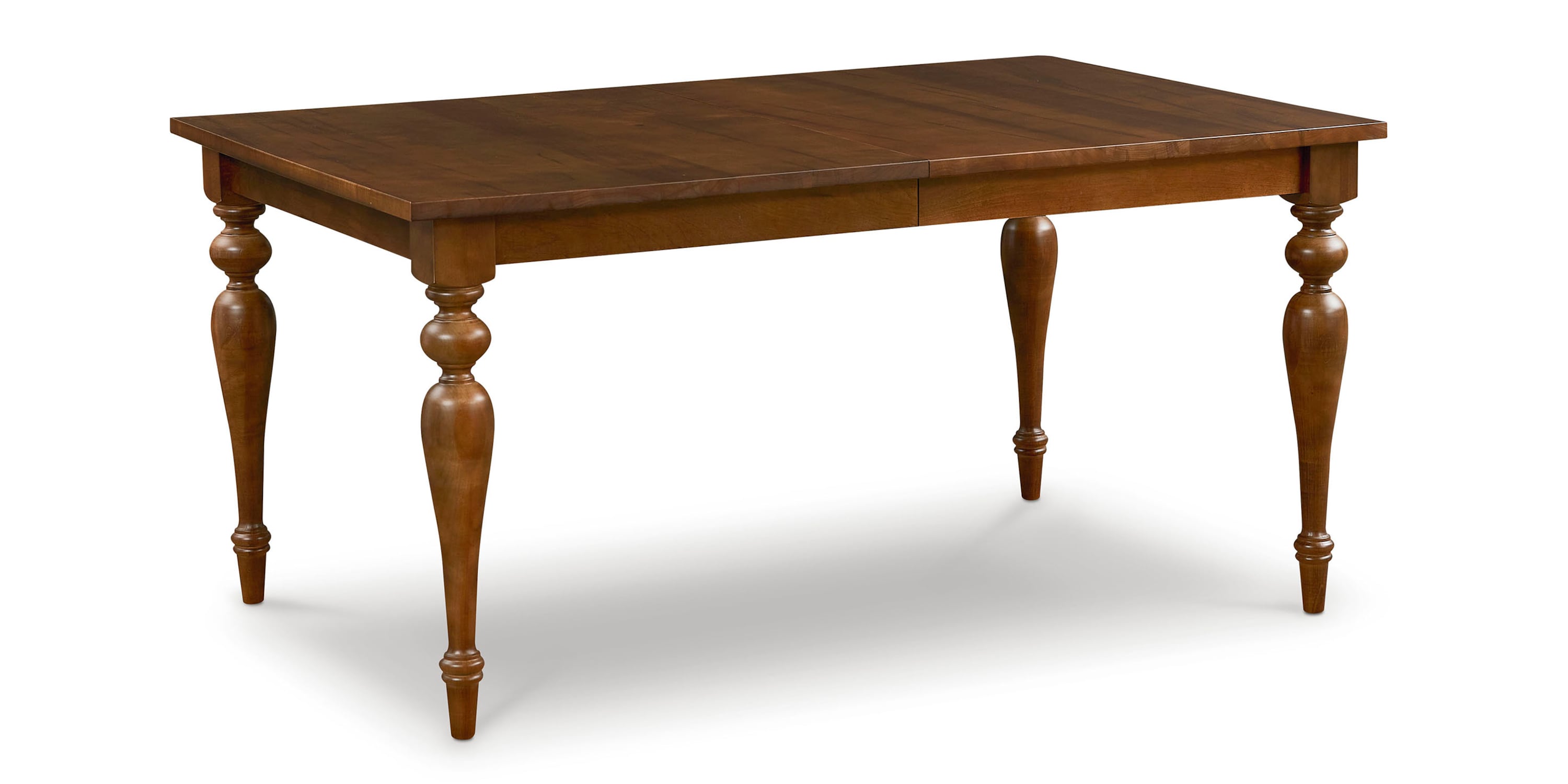 Amelia Maple Rectangle Dining Table with Leaf Bassett