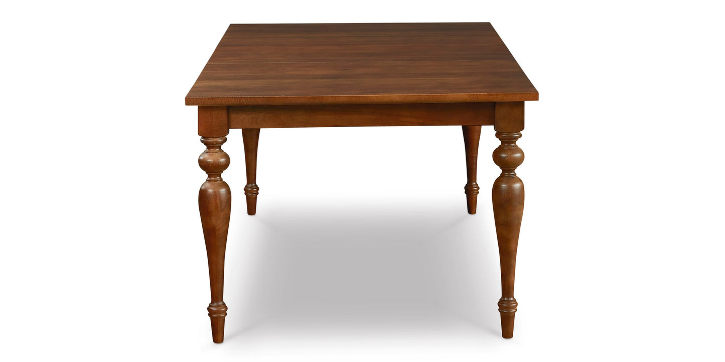 Amelia Maple Rectangle Dining Table with Leaf Bassett