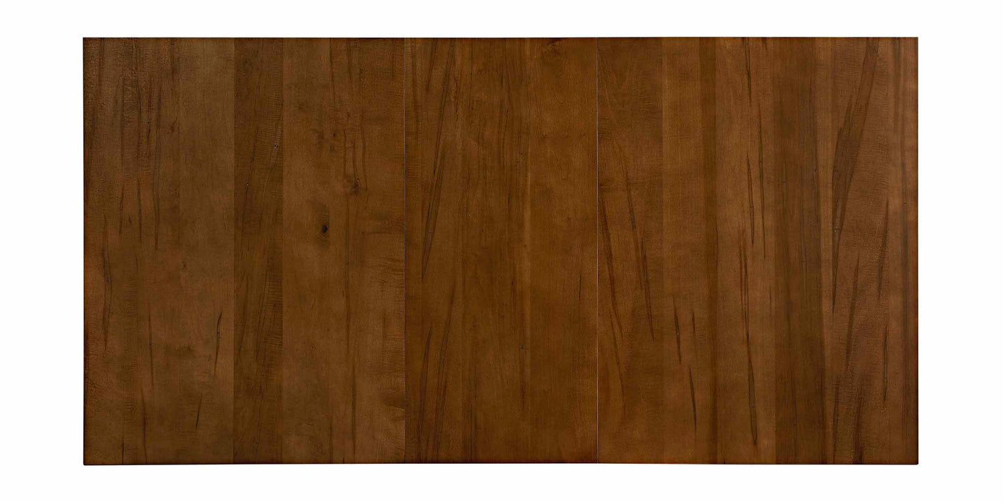Amelia Maple Rectangle Dining Table with Leaf Bassett