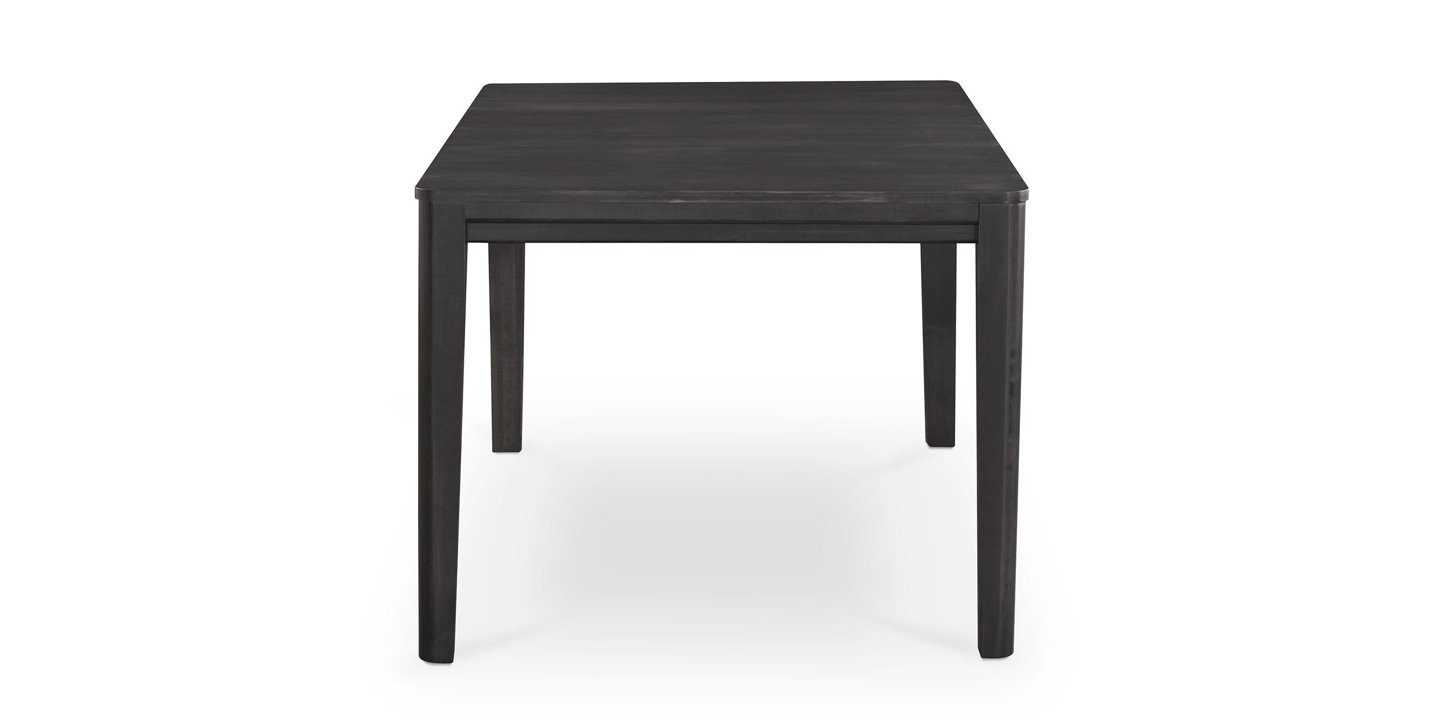Bassett Spence 38" Square Dining Table — Leaf Options, Made in the USA — Carbon finish