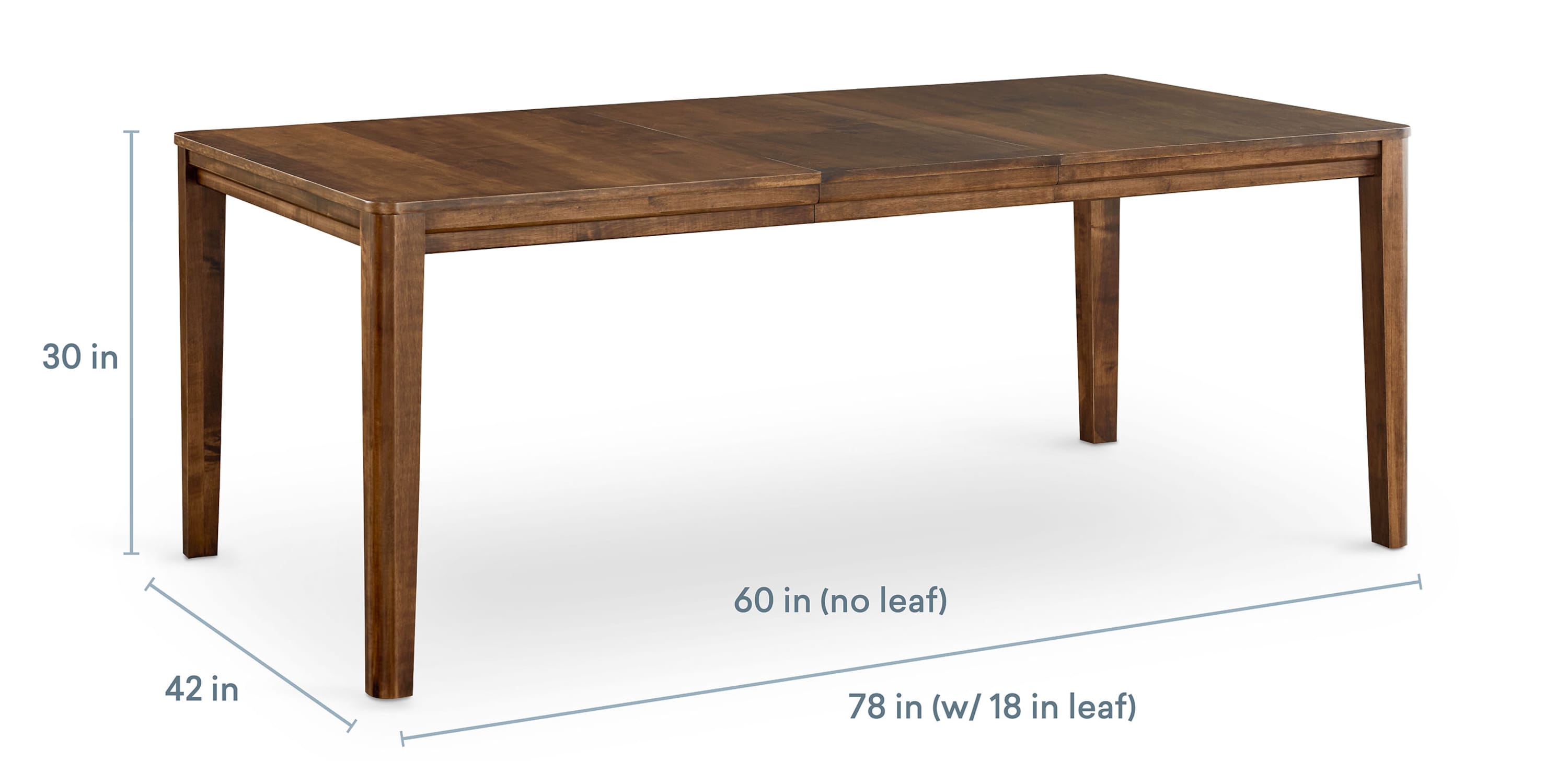Origins Dandridge Rectangle Dining Table with Leaf Bassett