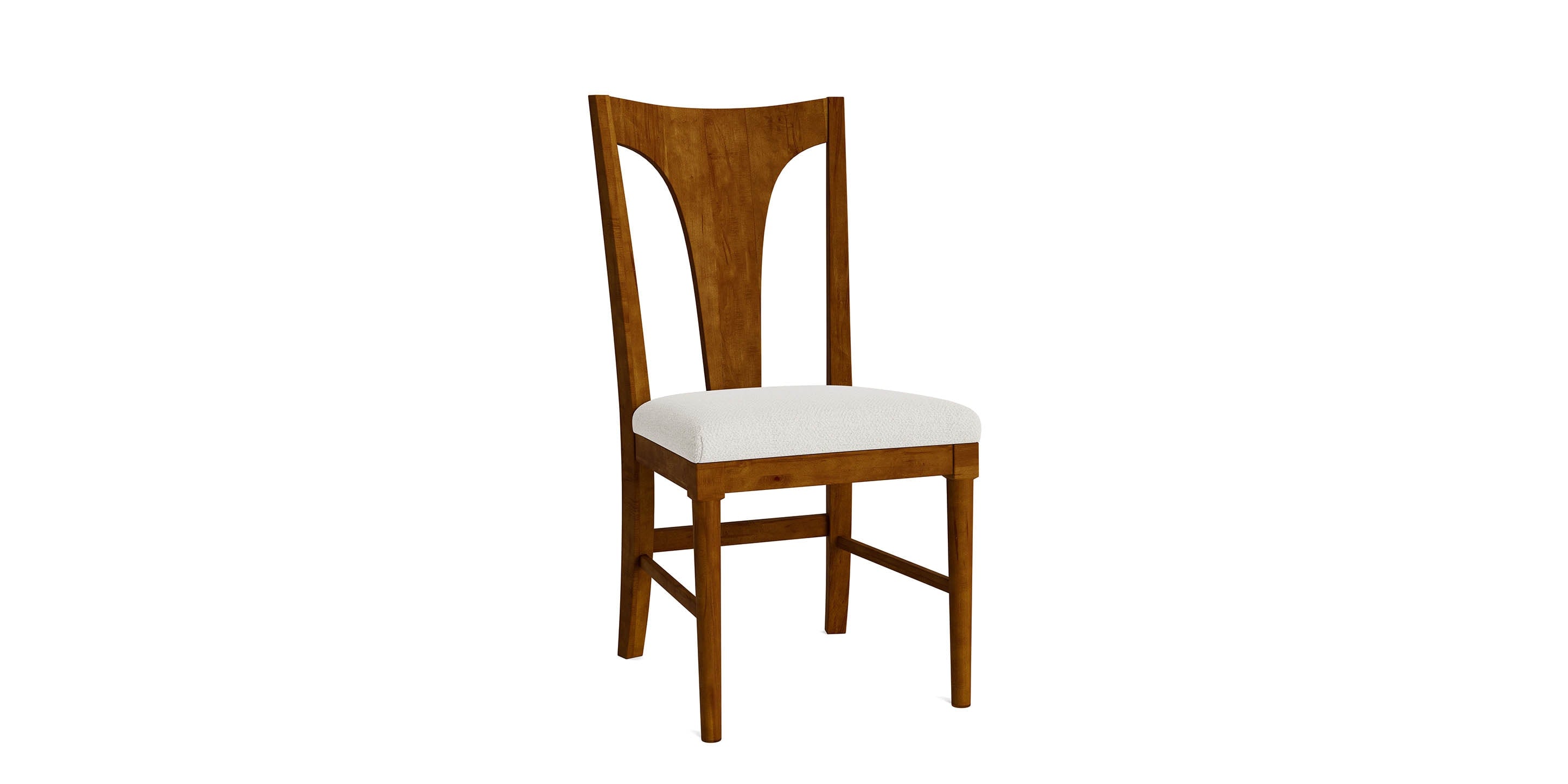 Bassett Hideaway Maple Side Chair — Wood, Fabric, or Leather Seat