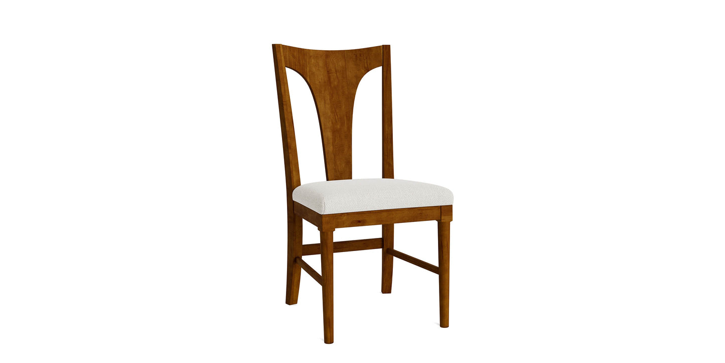 Bassett Hideaway Maple Side Chair — Wood, Fabric, or Leather Seat