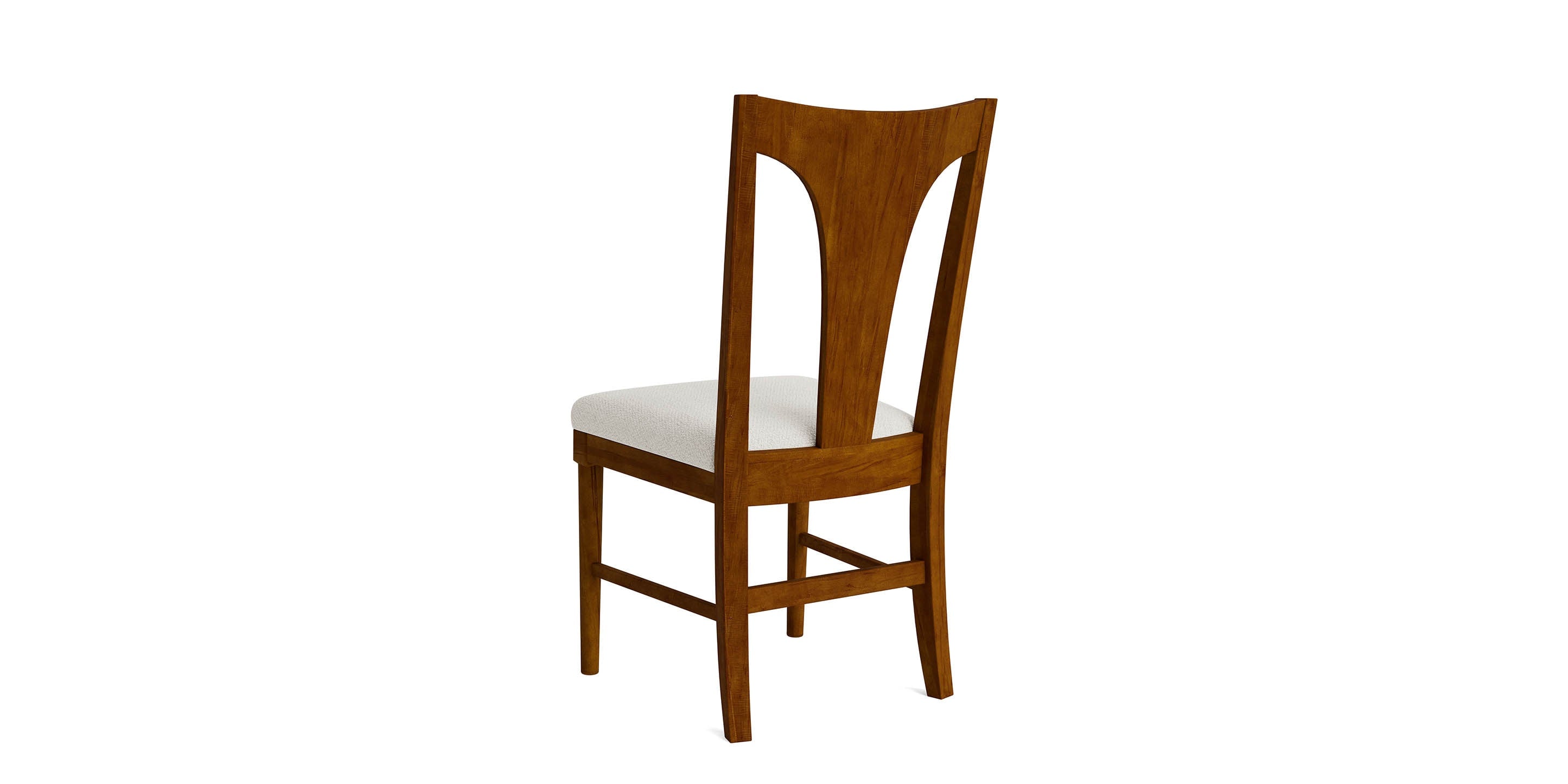 Bassett Hideaway Maple Side Chair — Wood, Fabric, or Leather Seat