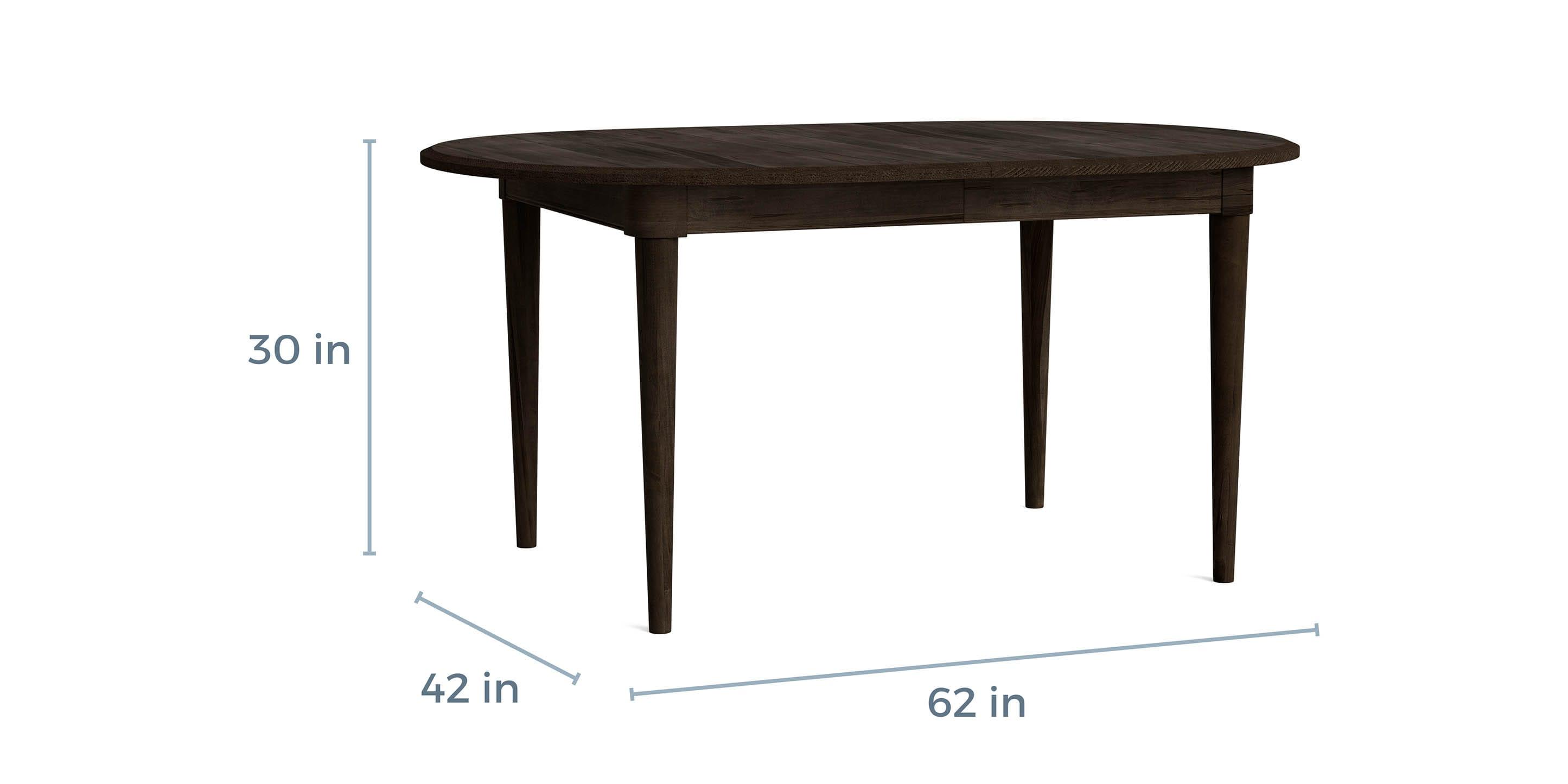 Bassett Hideaway Oval Dining Table — Solid Maple, Your Finish Bassett Dining Table