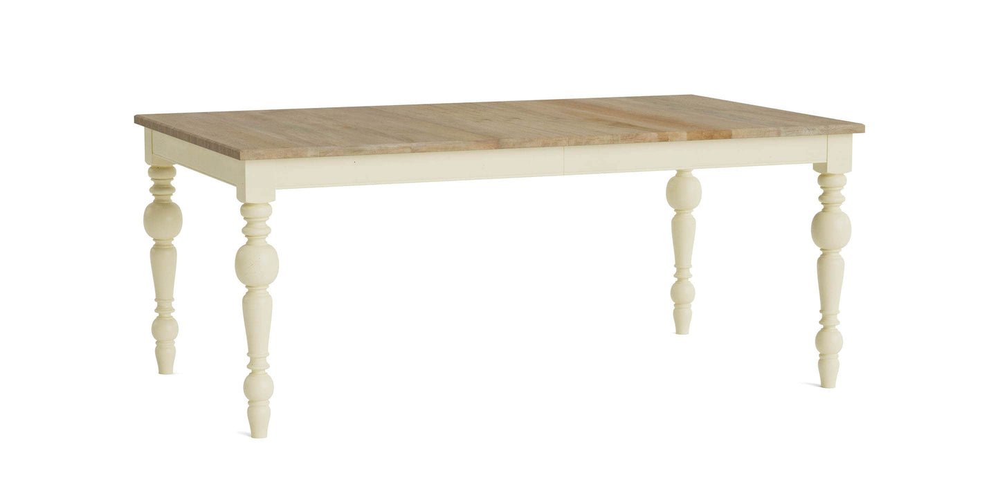 Bassett Hideaway Rectangle Dining Table — Solid Maple, Made in USA Bassett Dining Table