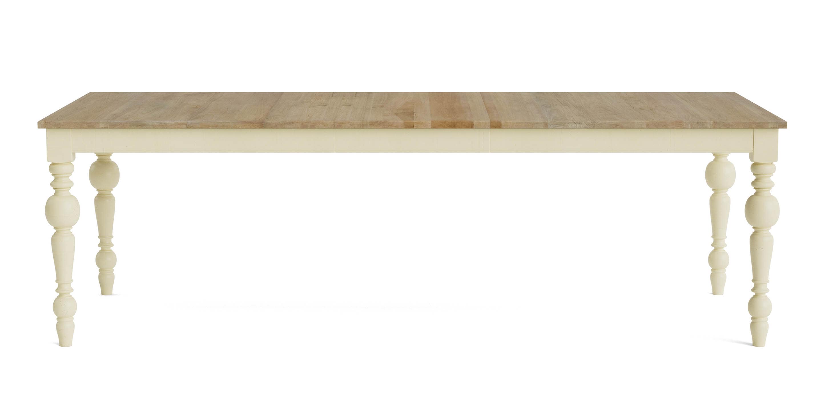 Bassett Hideaway Rectangle Dining Table — Solid Maple, Made in USA Bassett Dining Table