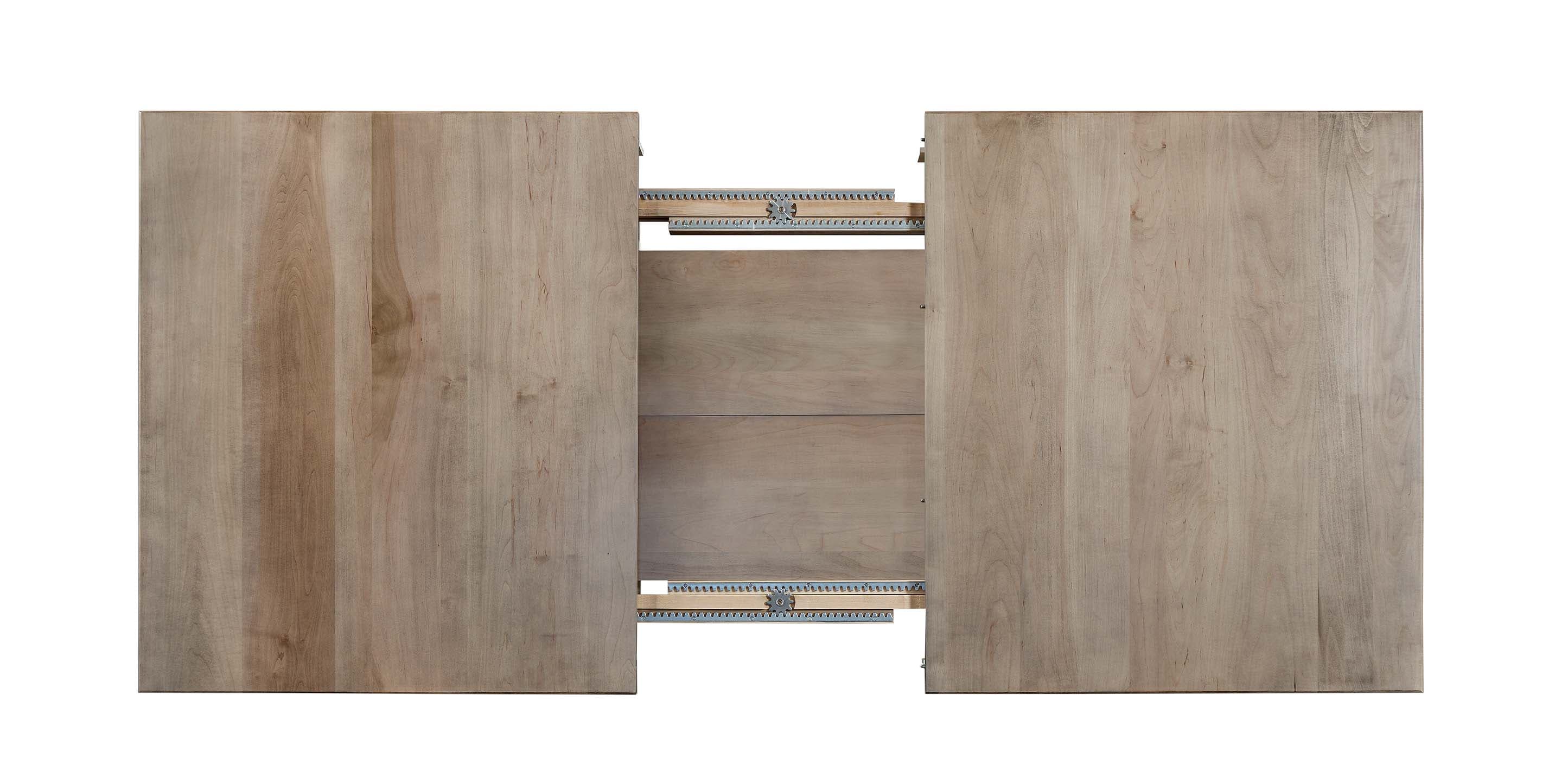 Bassett Hideaway Rectangle Dining Table — Solid Maple, Made in USA Bassett Dining Table