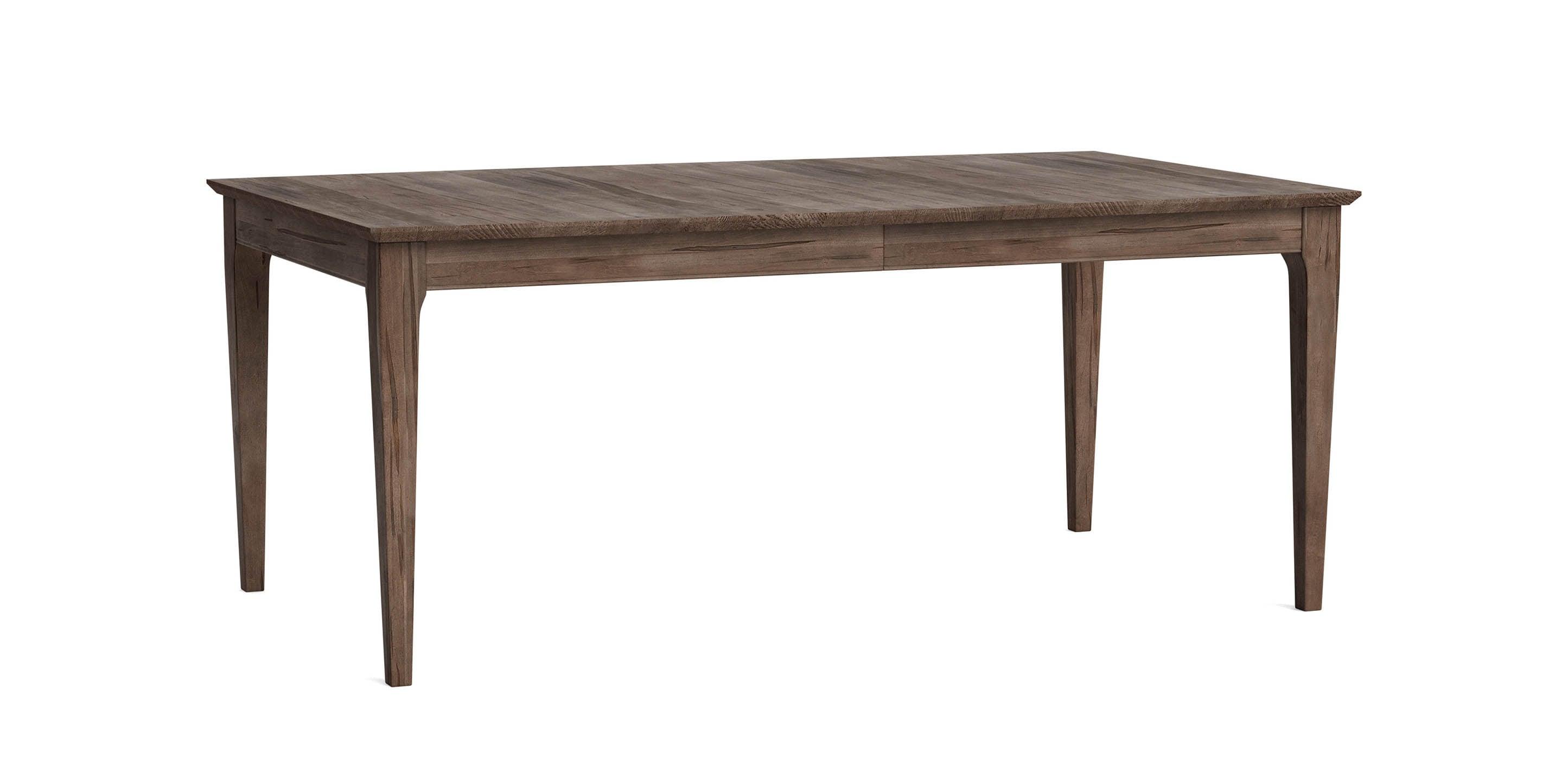 Bassett Hideaway Boat Shaped Dining Table — Maple, Self-Storing Leaves Bassett Dining Table