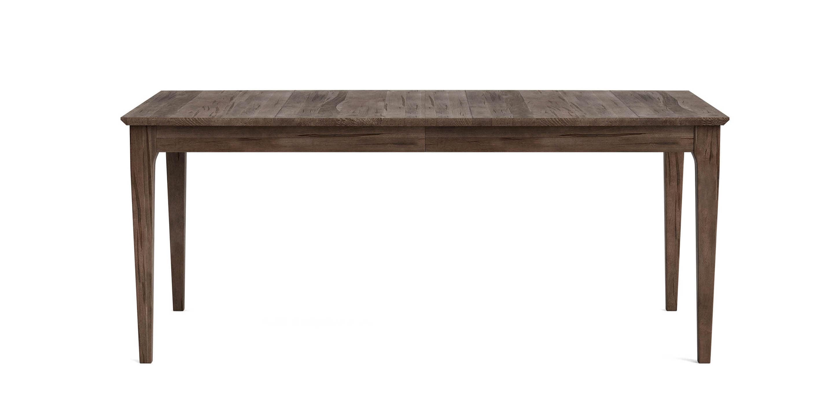 Bassett Hideaway Boat Shaped Dining Table — Maple, Self-Storing Leaves Bassett Dining Table