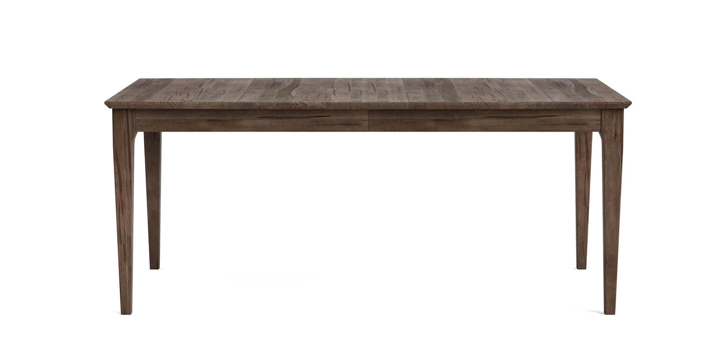 Bassett Hideaway Boat Shaped Dining Table — Maple, Self-Storing Leaves Bassett Dining Table