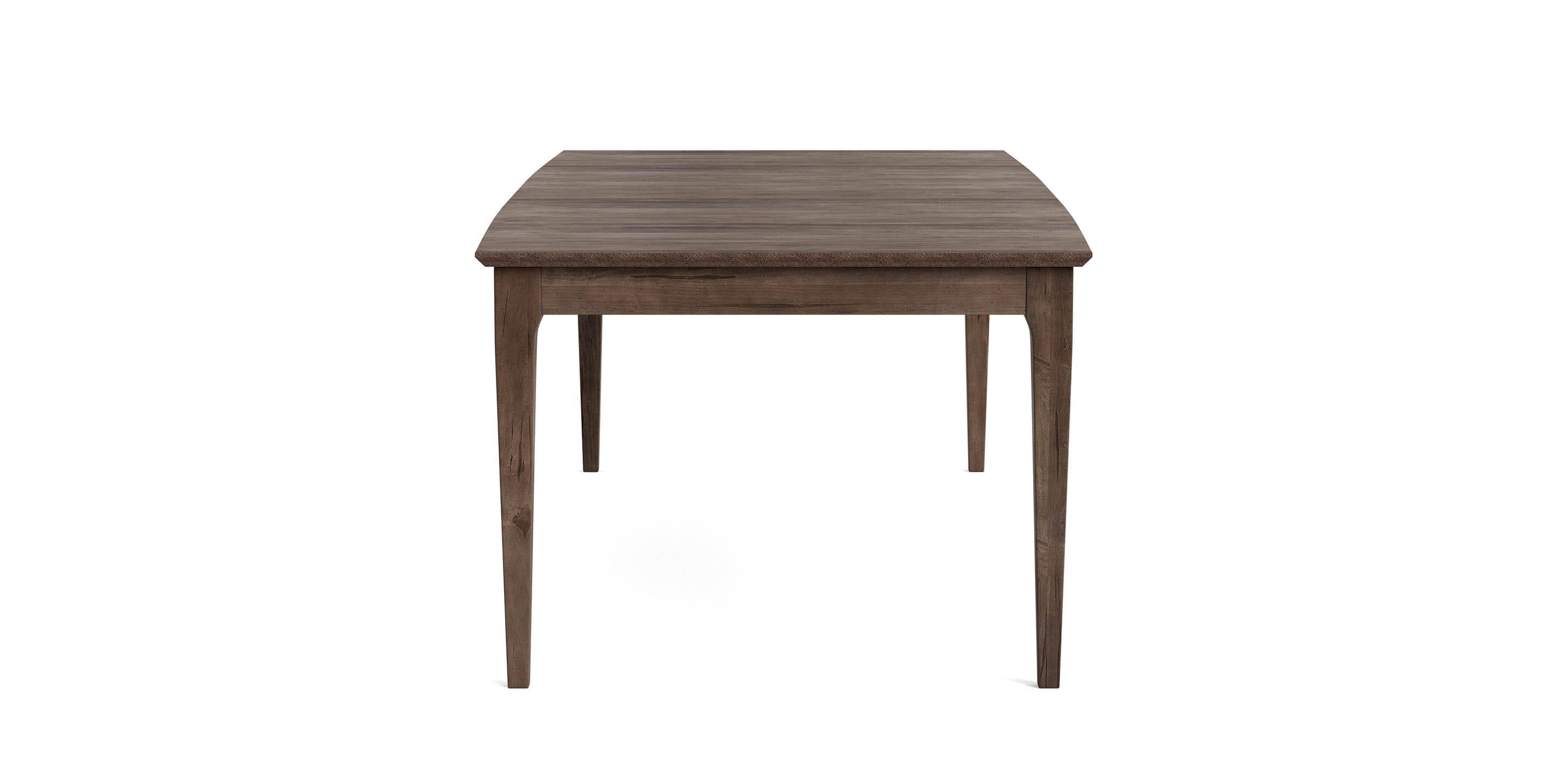 Bassett Hideaway Boat Shaped Dining Table — Maple, Self-Storing Leaves Bassett Dining Table