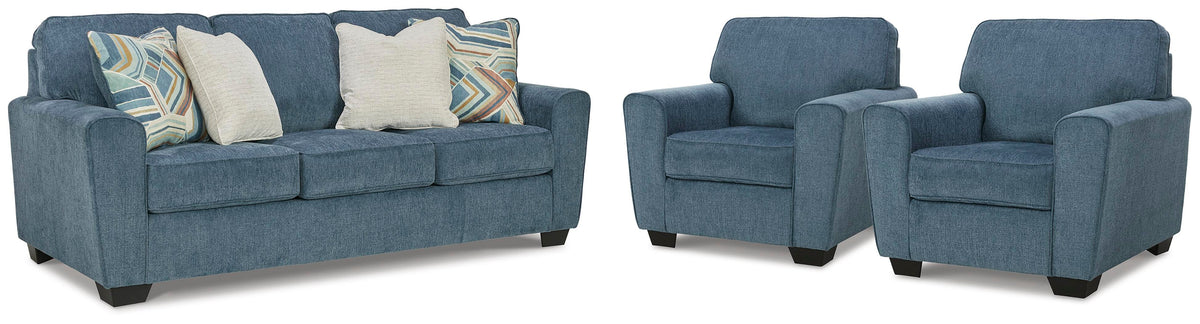 Cashton Sofa and 2 Chairs — 3-Piece Living Room Set Signature Design by Ashley® Living Room