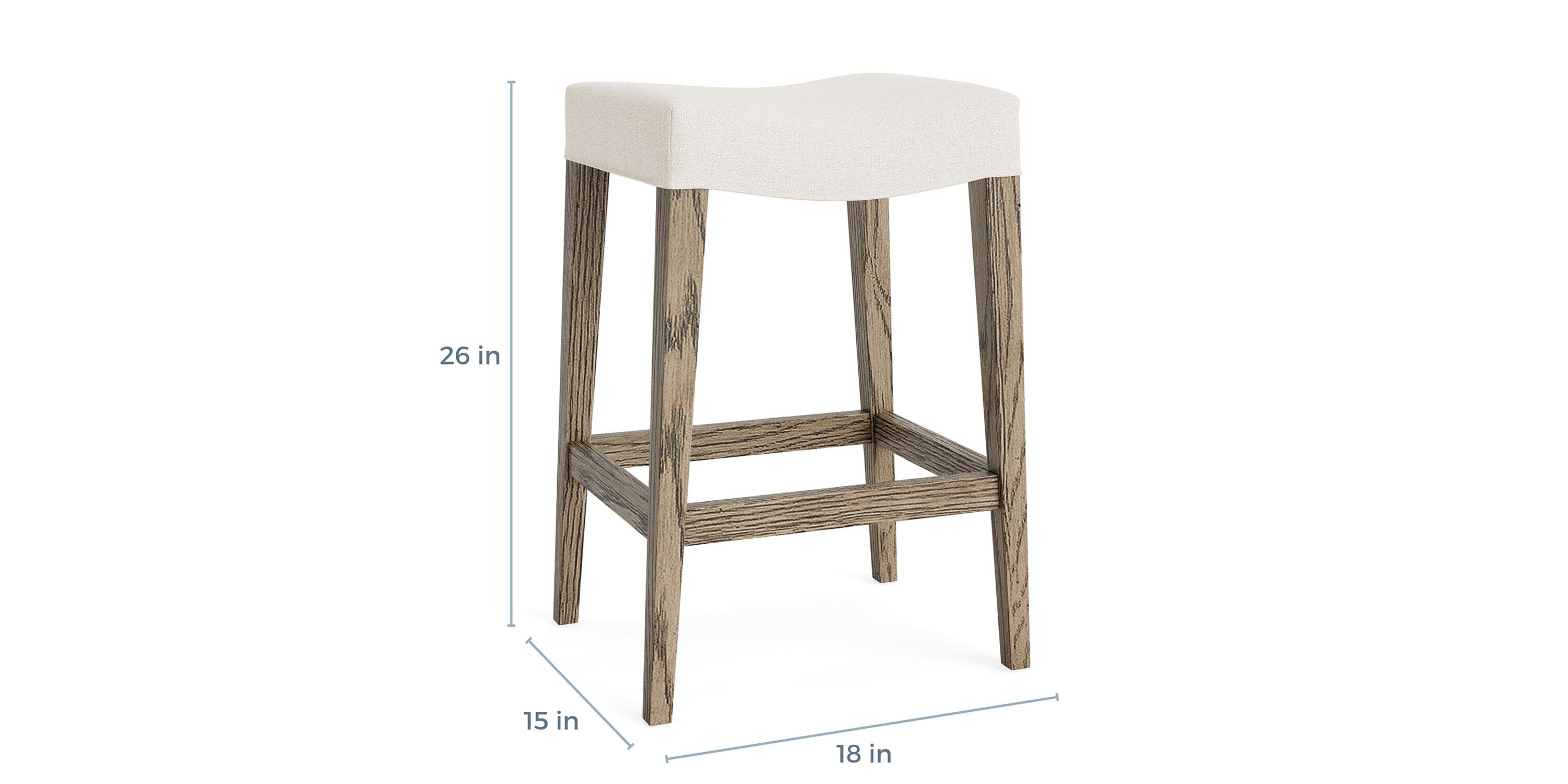 Vail Saddle Counter Stool Bassett