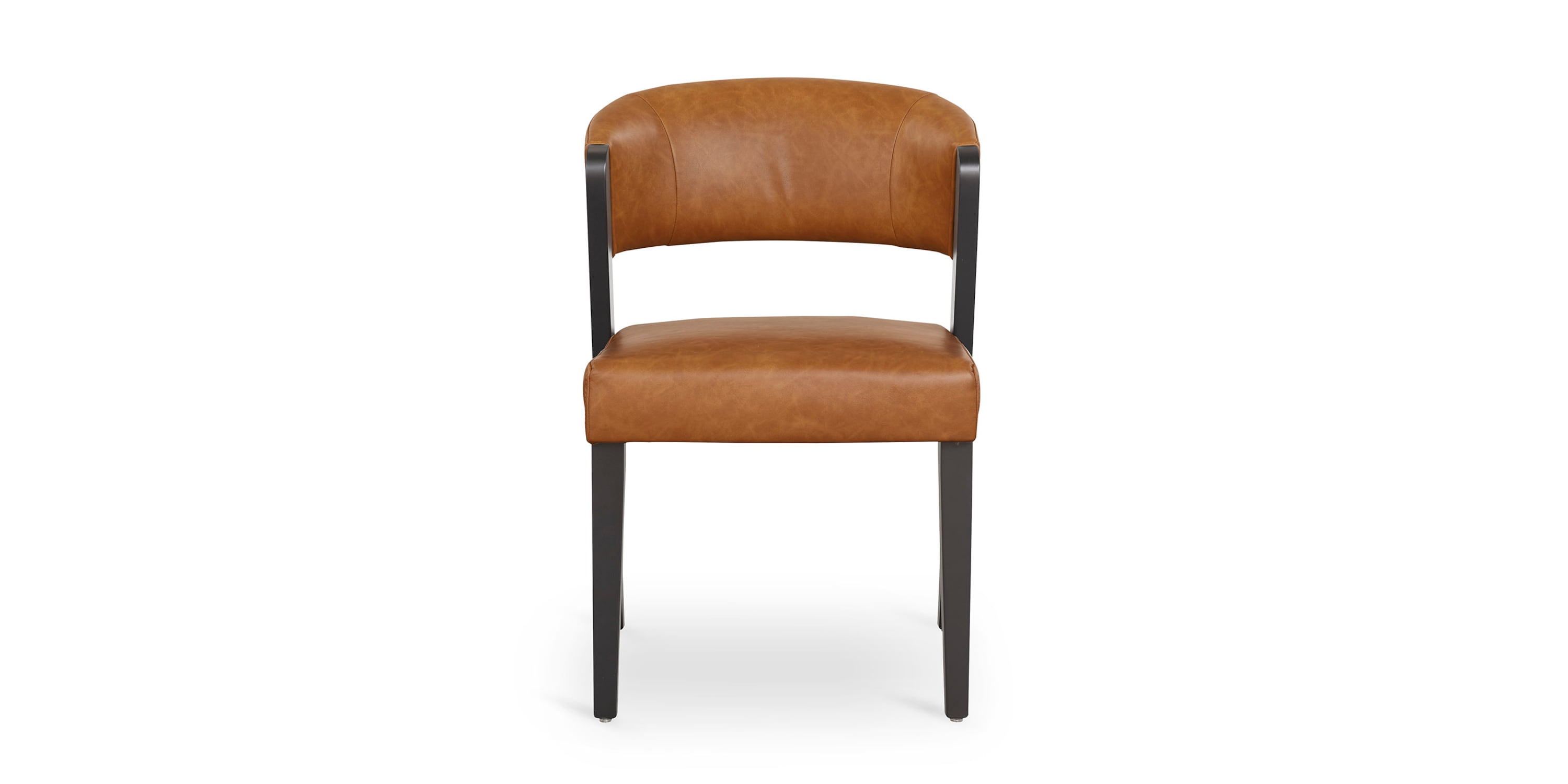 Asher Upholstered Faux Leather Dining Chair Bassett