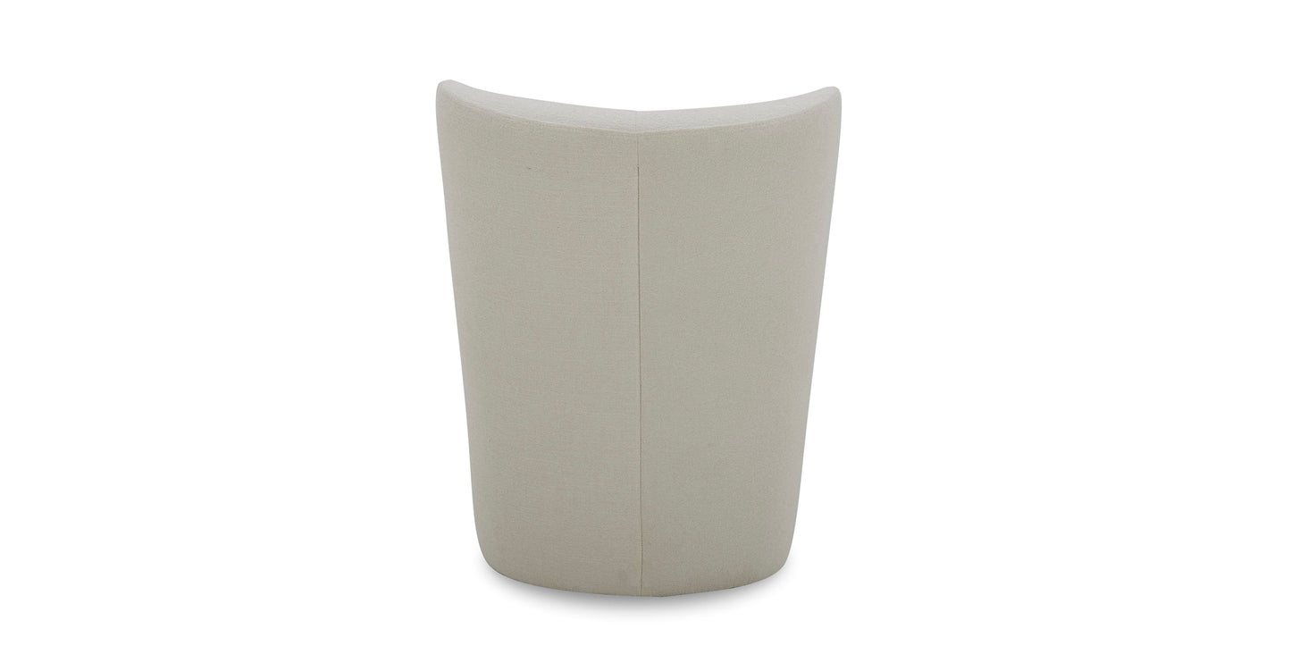 Reed Upholstered Dining Chair with Casters Bassett
