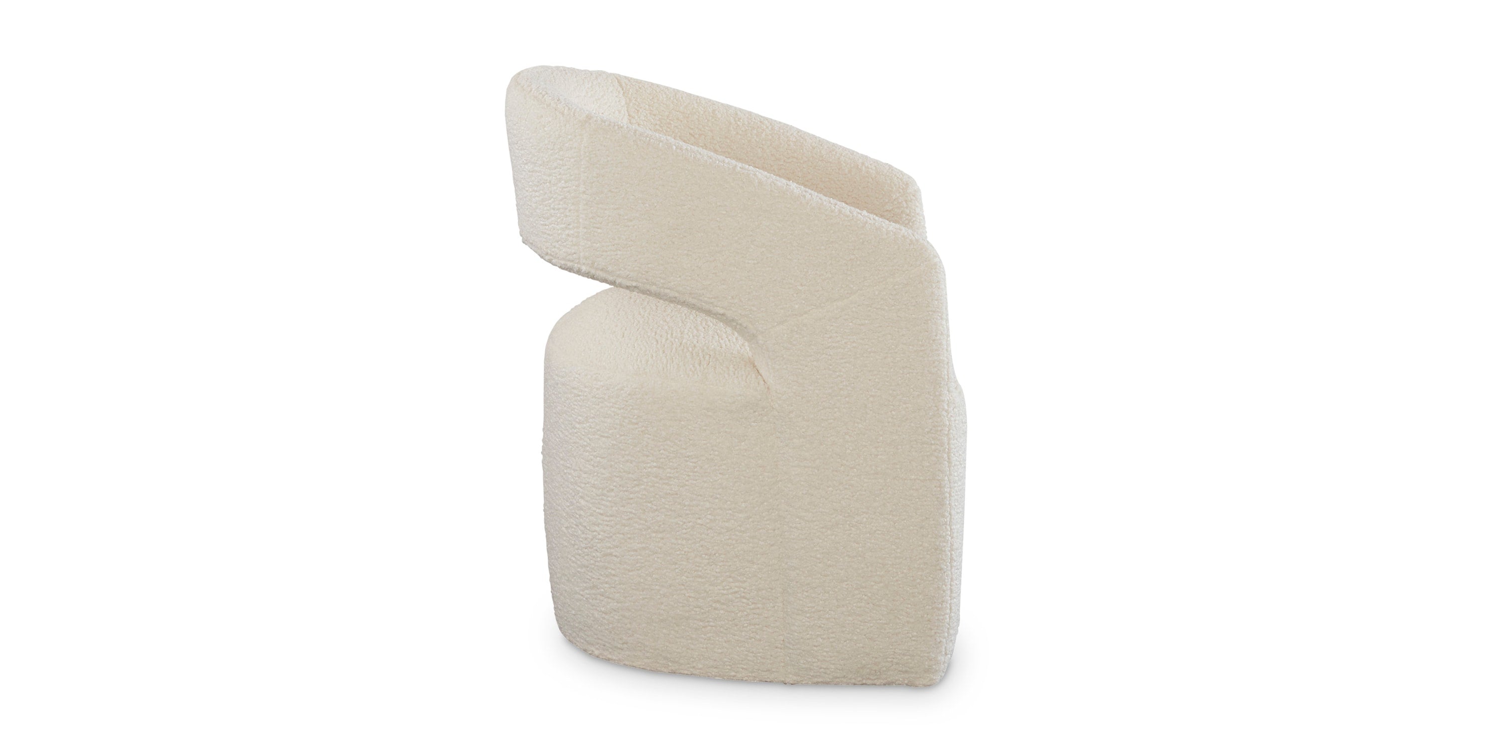 Aries Upholstered Dining Chair with Casters Bassett
