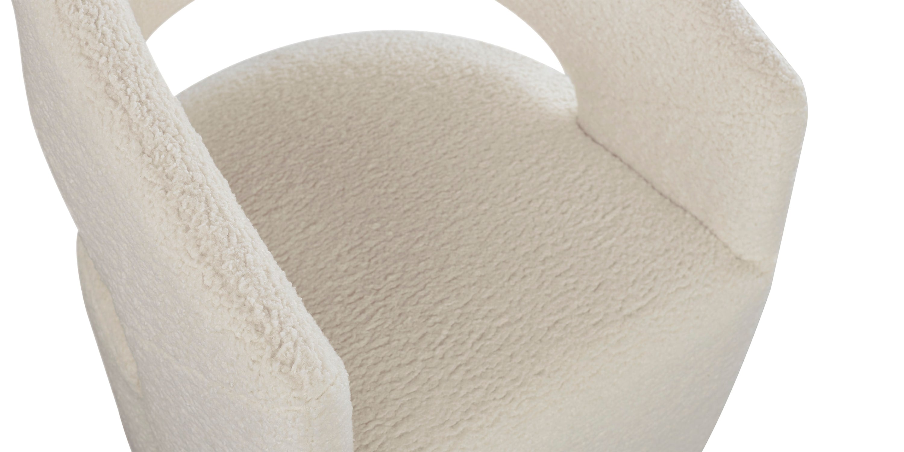 Aries Upholstered Dining Chair with Casters Bassett