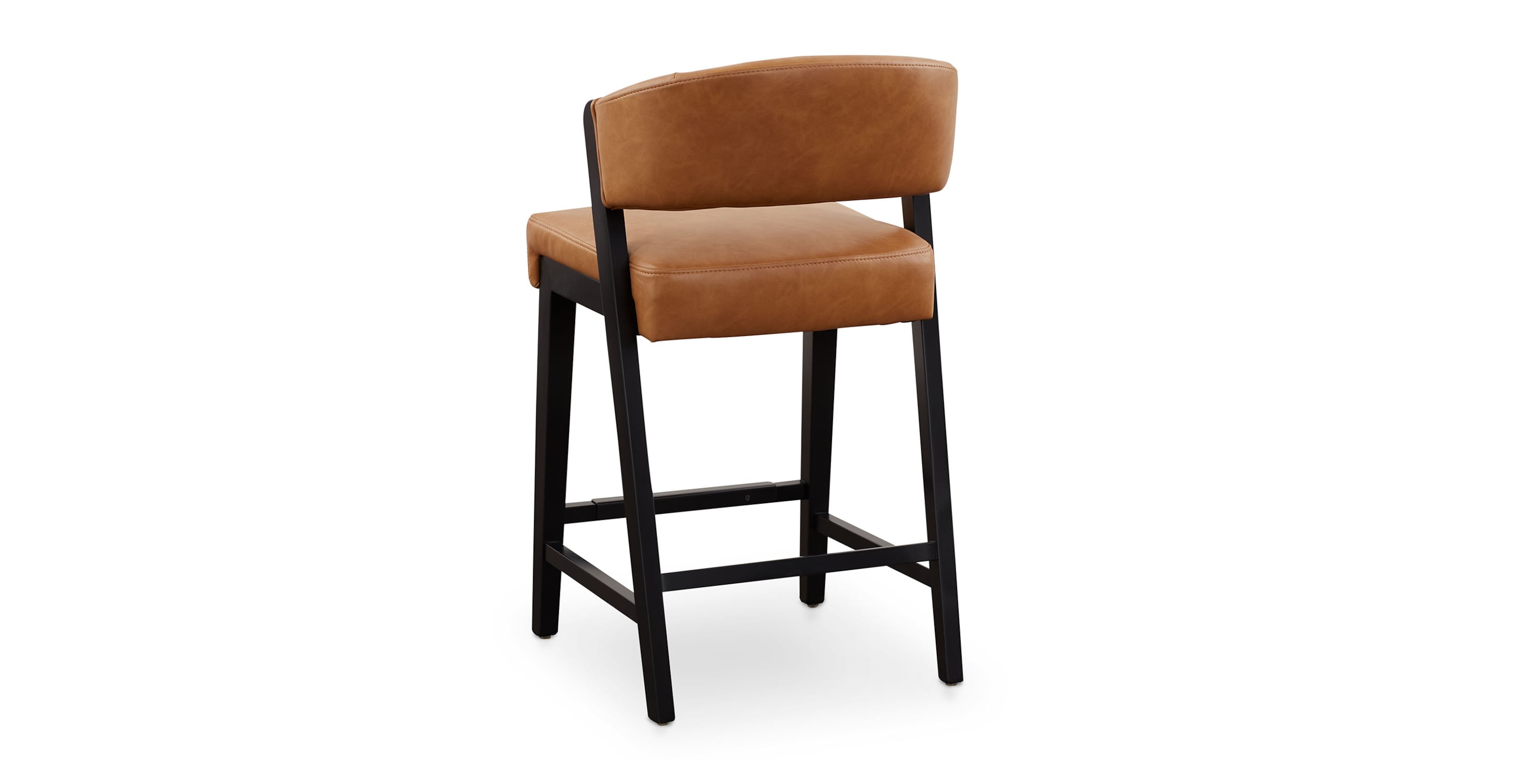 Asher Upholstered Faux Leather Counter Stool Bassett