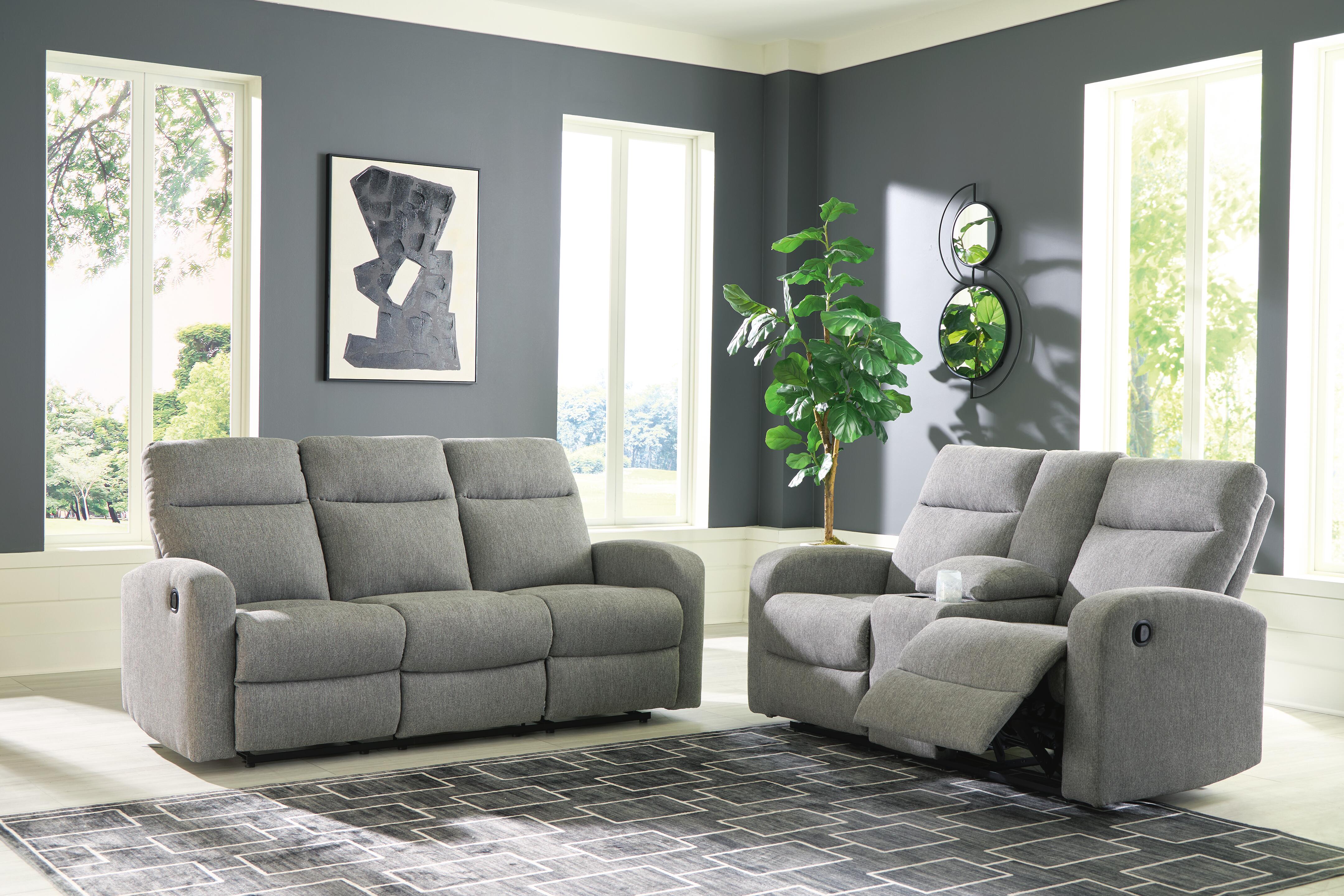 Gauntlet Reclining Sofa and Loveseat — Compact 2-Piece Set Signature Design by Ashley® Living Room