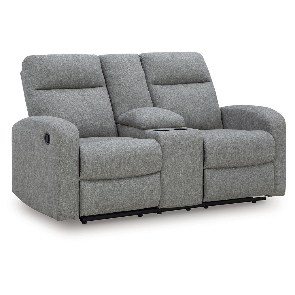 Gauntlet Reclining Loveseat with Console Signature Design by Ashley® Living Room