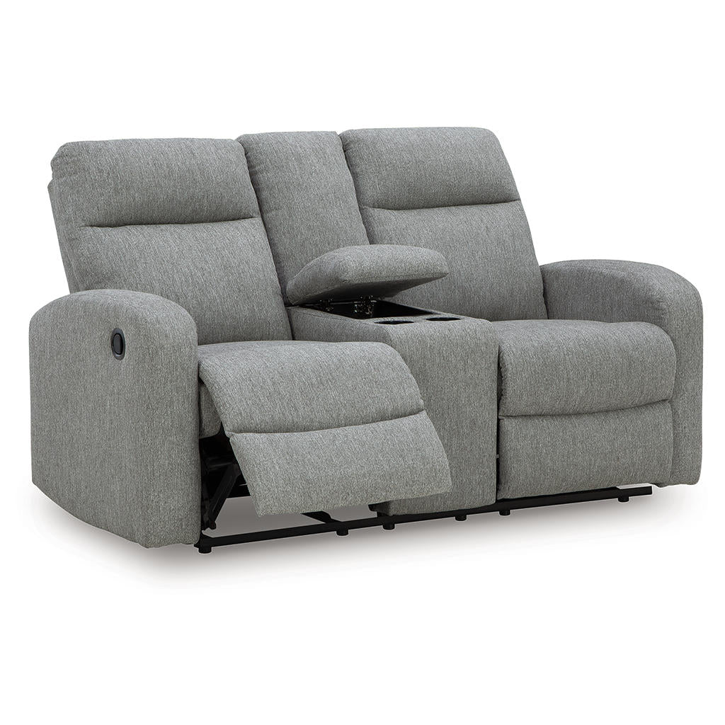 Gauntlet Reclining Loveseat with Console Signature Design by Ashley® Living Room
