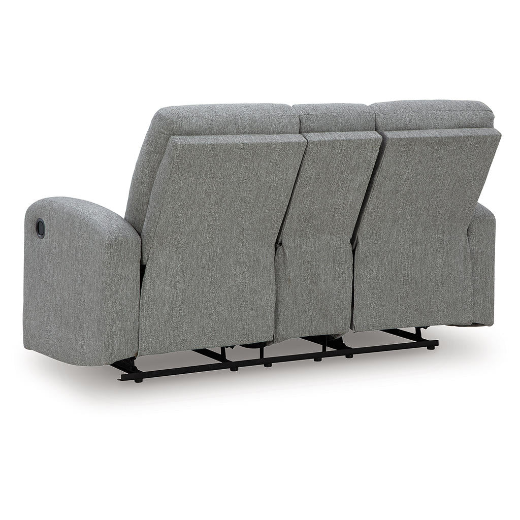 Gauntlet Reclining Loveseat with Console Signature Design by Ashley® Living Room