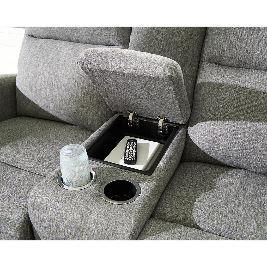 Gauntlet Reclining Loveseat with Console Signature Design by Ashley® Living Room