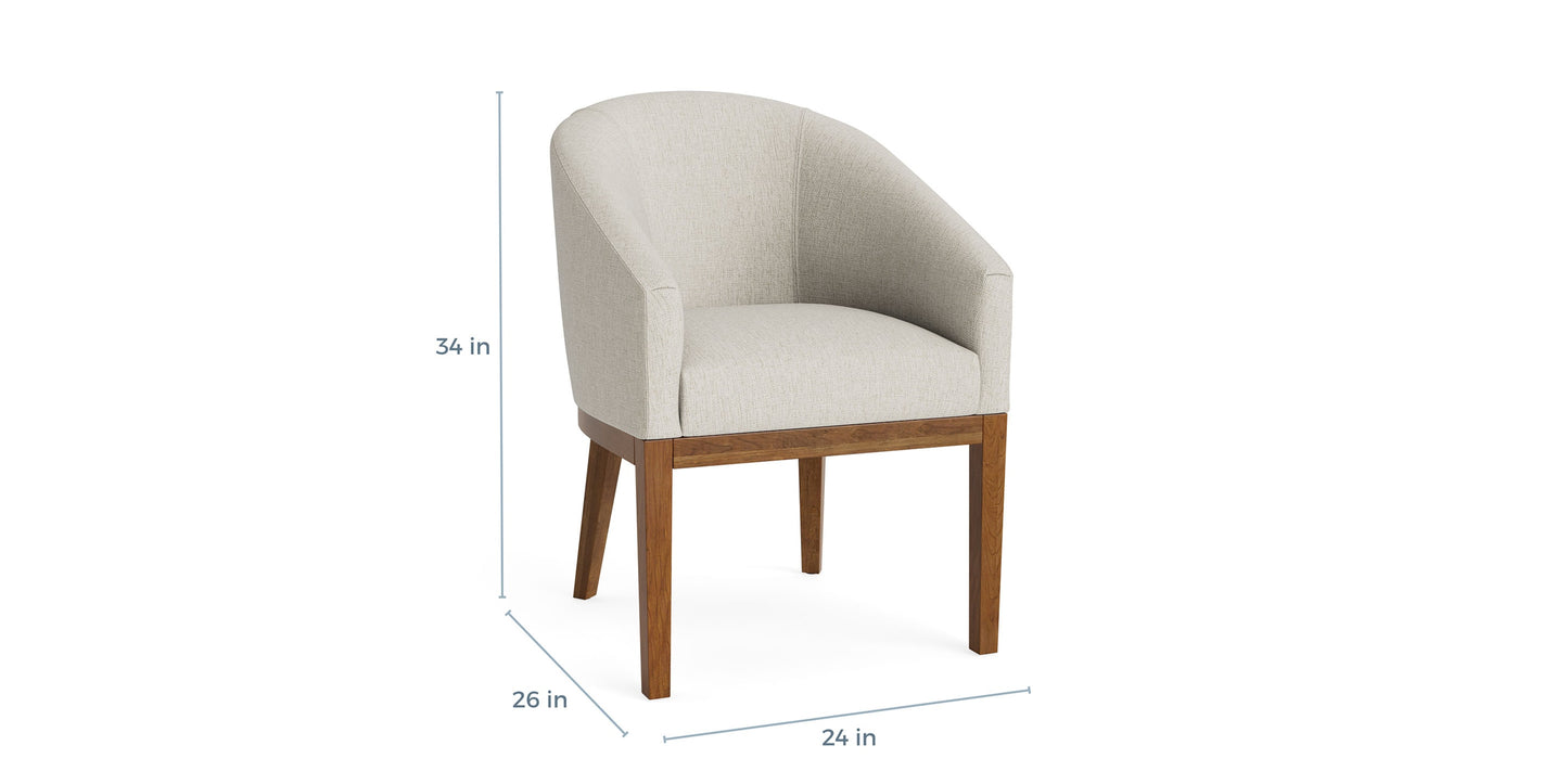 Hayes Upholstered Dining Chair Bassett