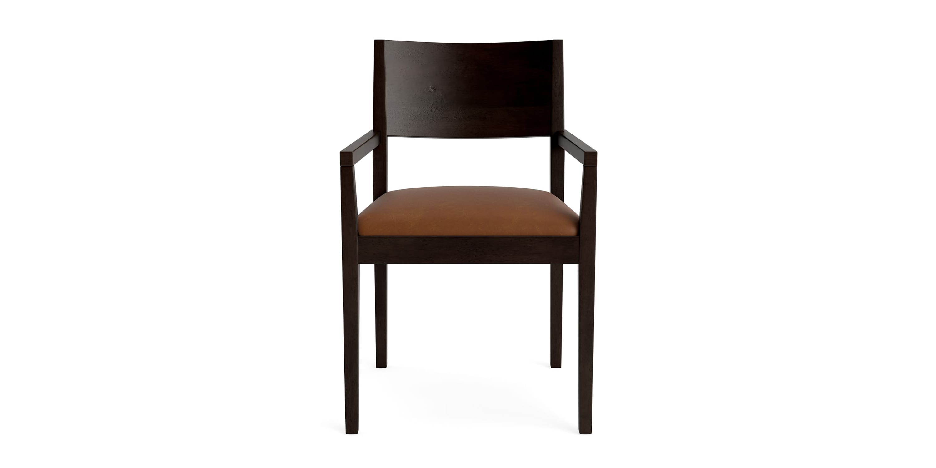 Myers Leather Upholstered Dining Chair Bassett
