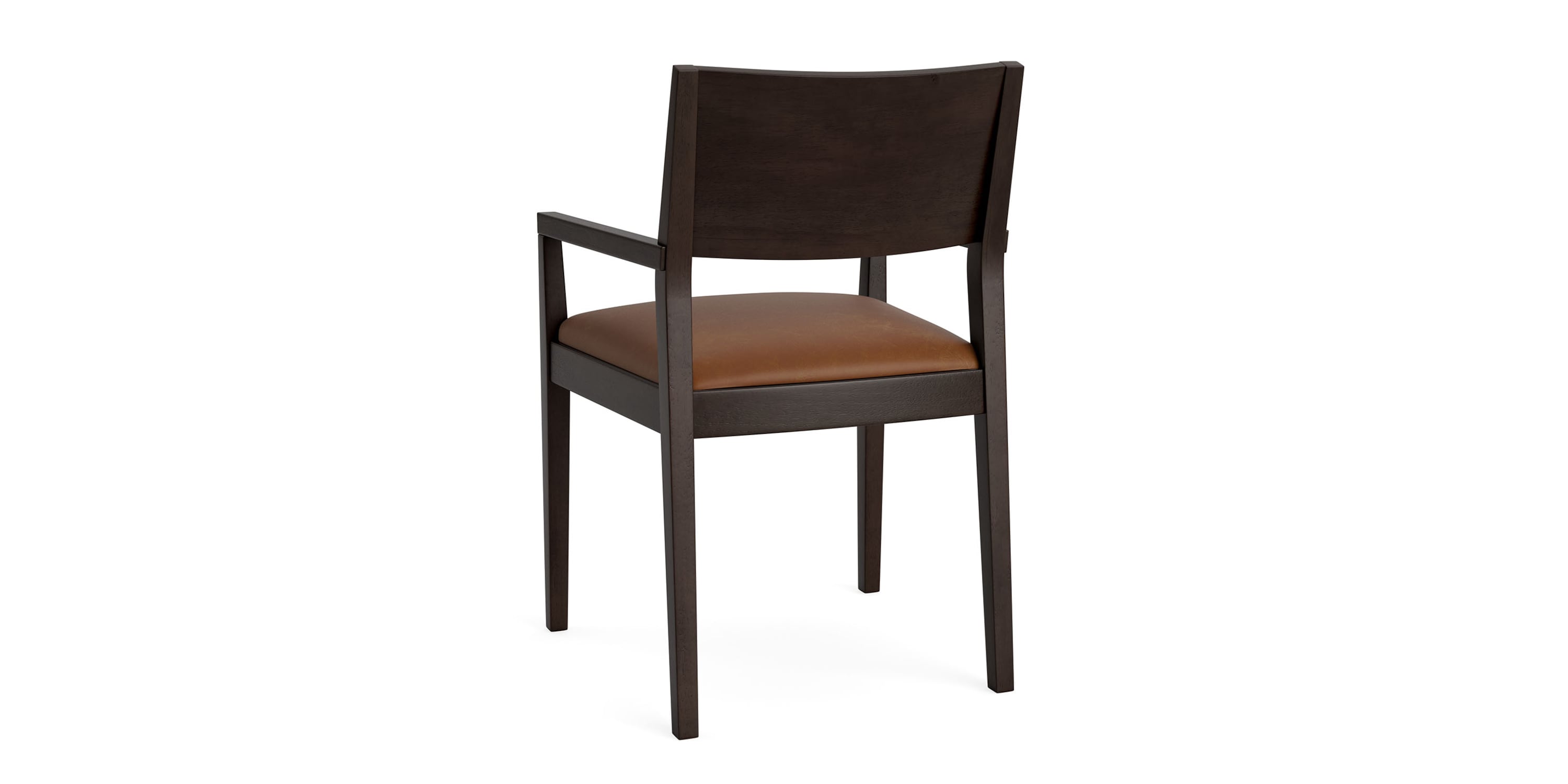 Myers Leather Upholstered Dining Chair Bassett