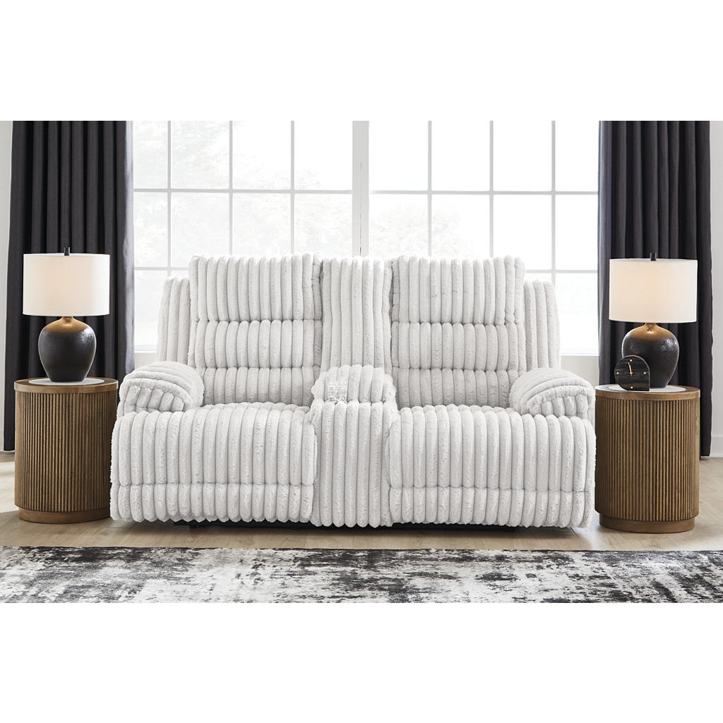 Rhines Falls Power Reclining Loveseat with Console Signature Design by Ashley® Living Room