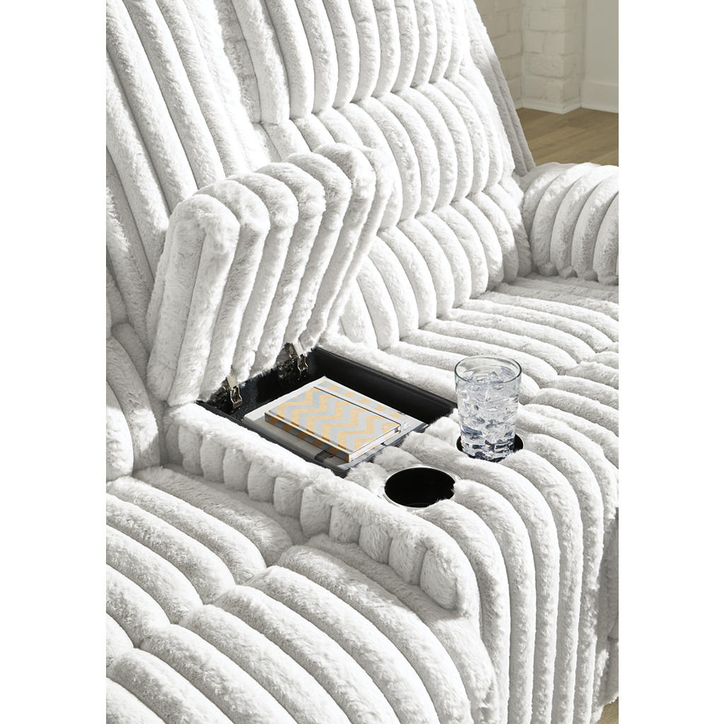 Rhines Falls Power Reclining Loveseat with Console Signature Design by Ashley® Living Room