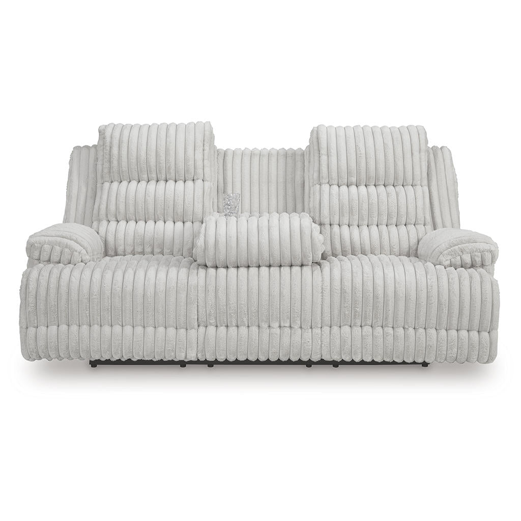Rhines Falls Power Reclining Sofa with Drop Down Table Signature Design by Ashley® Living Room